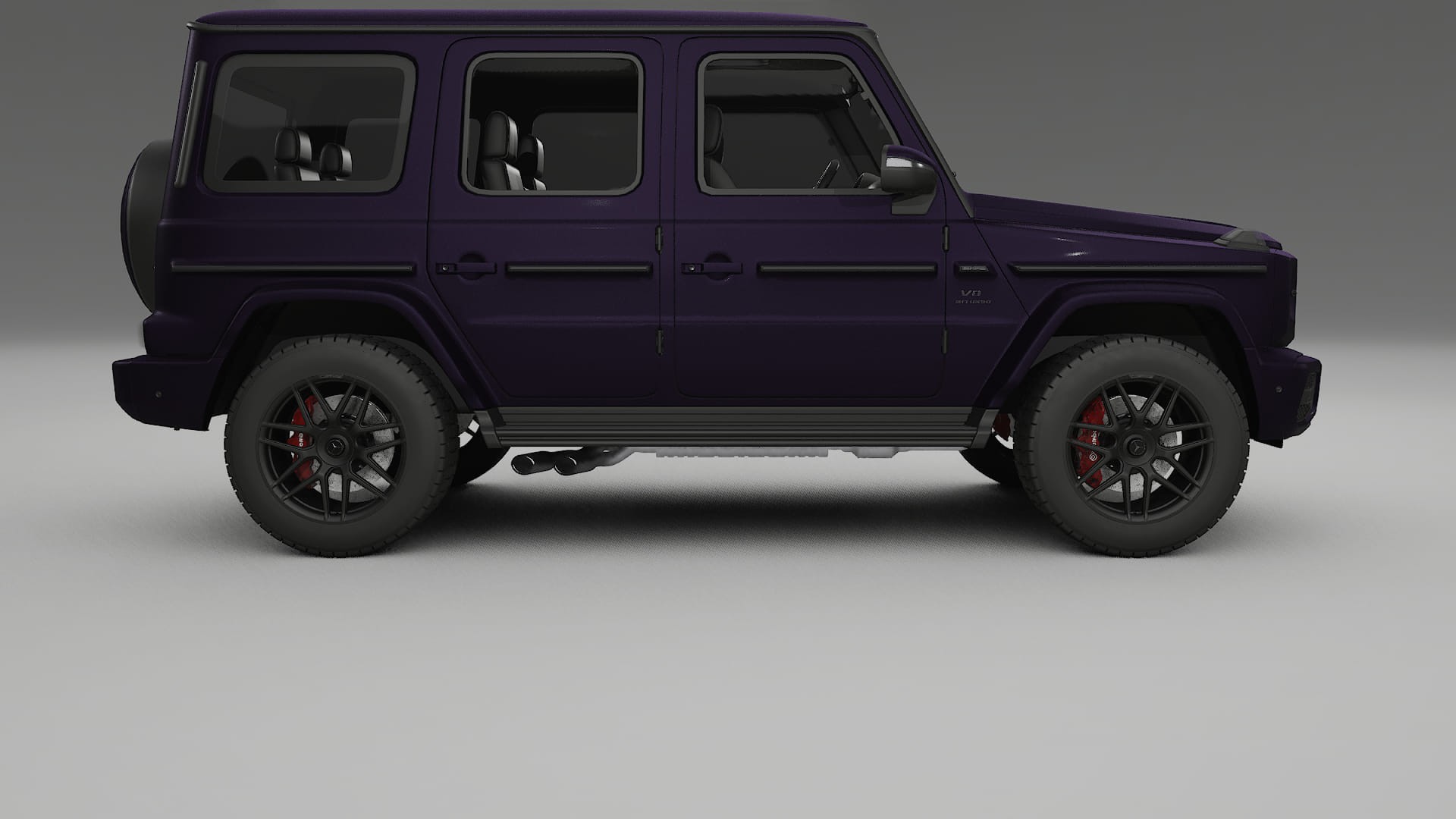 Mercedes G63 AMG W463A TPU Paint Protection Film | VIOLET Color Change PPF Full Pre-Cut Kit