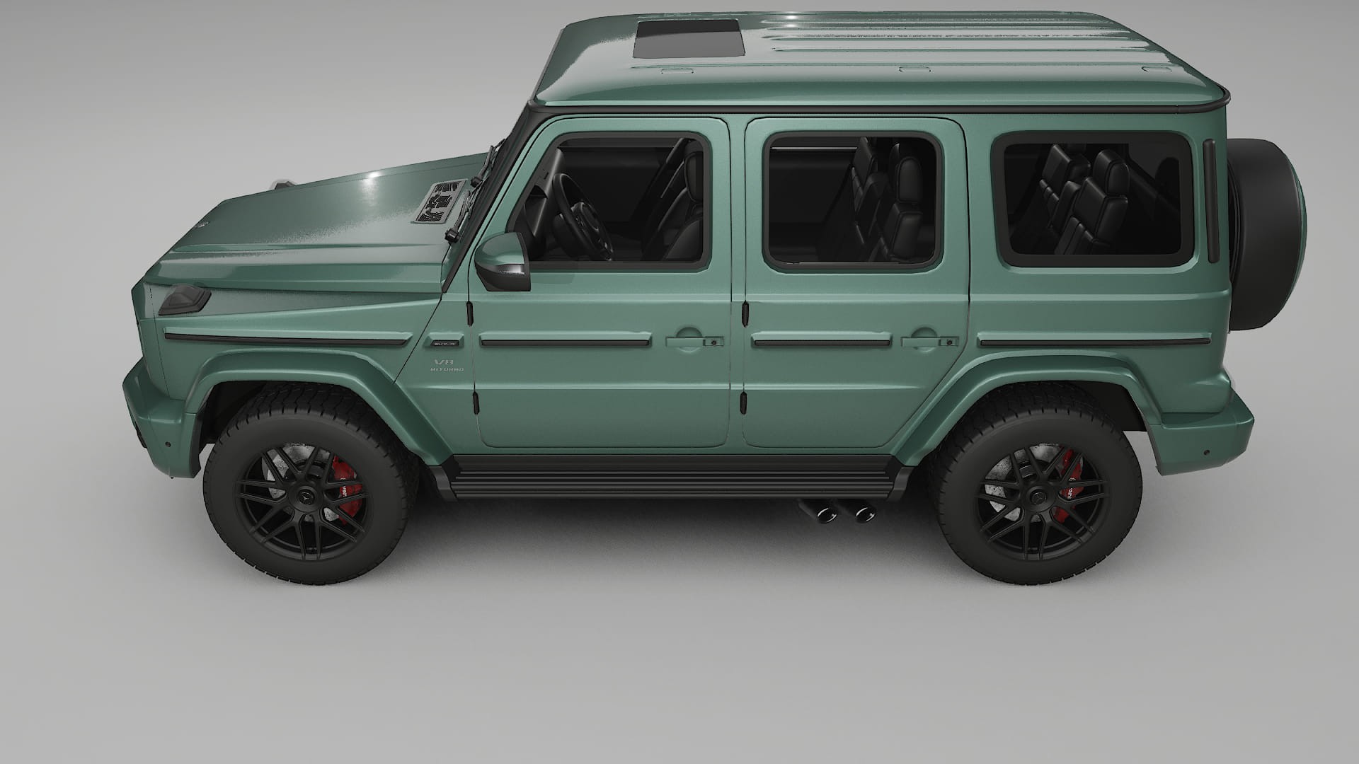 Mercedes G63 AMG W463A TPU Paint Protection Film | EVERGREEN Color Change PPF Full Pre-Cut Kit
