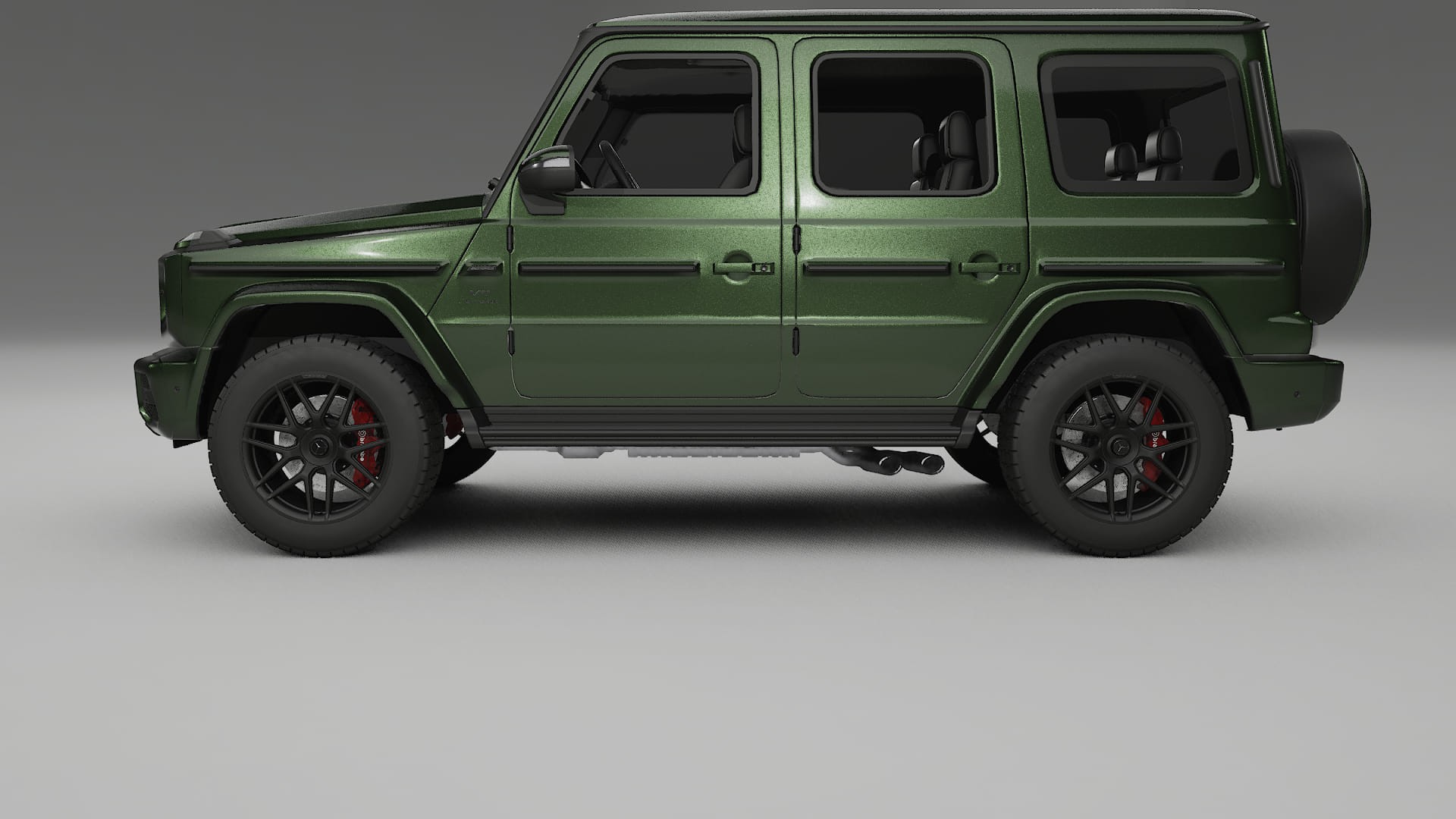 Mercedes G63 AMG W463A TPU Paint Protection Film | LAGOON Color Change PPF Full Pre-Cut Kit