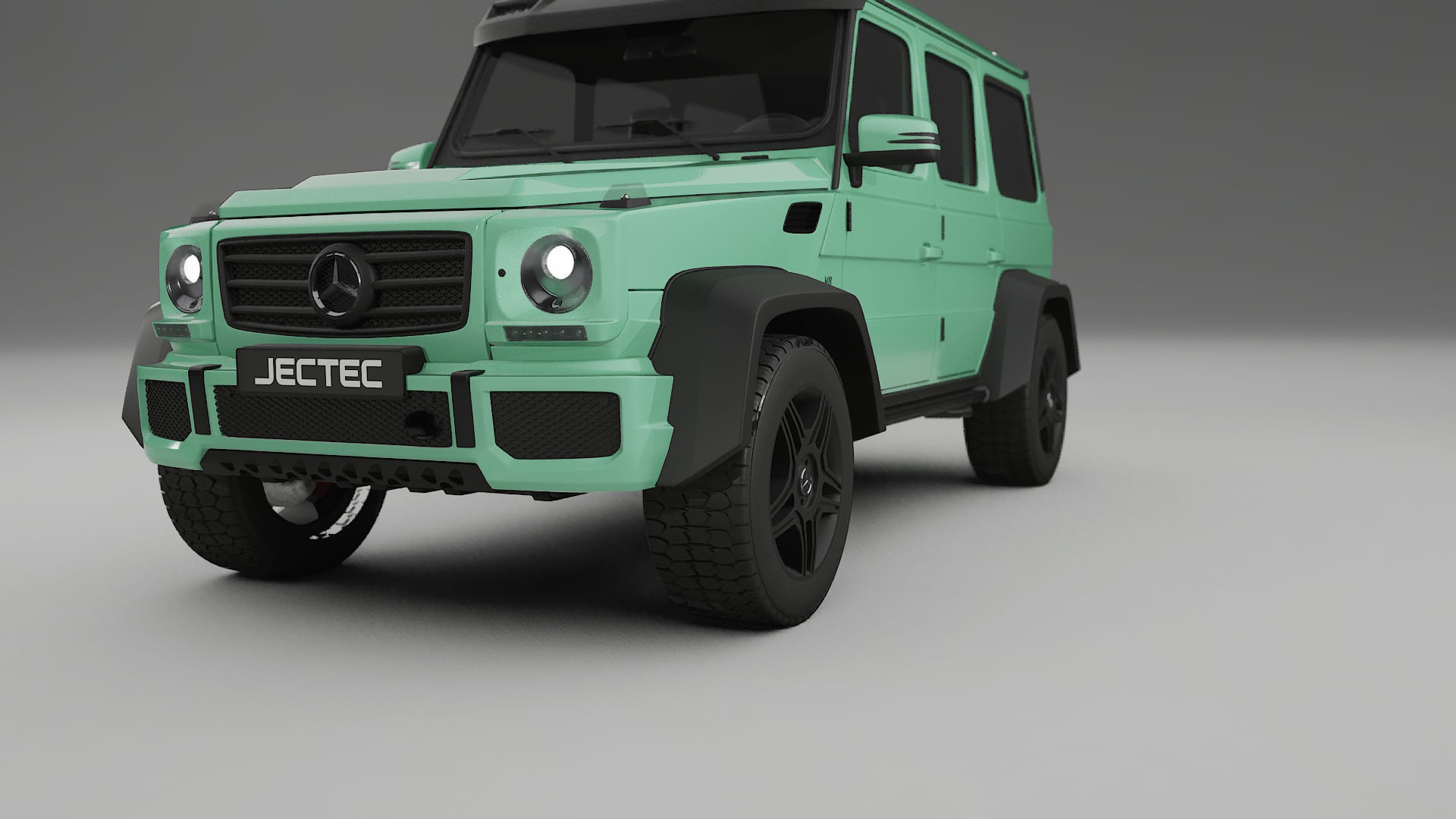Mercedes G-class 4x4 W463 TPU Paint Protection Film | DUSTY Color Change PPF Full Pre-Cut Kit