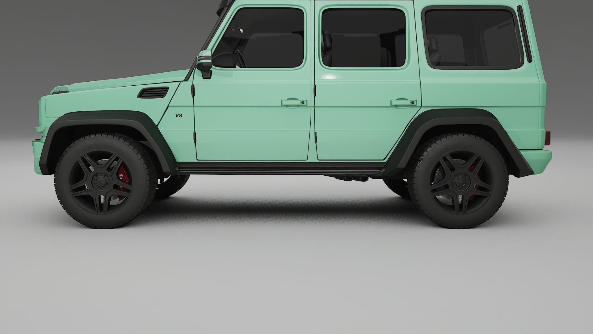 Mercedes G-class 4x4 W463 TPU Paint Protection Film | DUSTY Color Change PPF Full Pre-Cut Kit