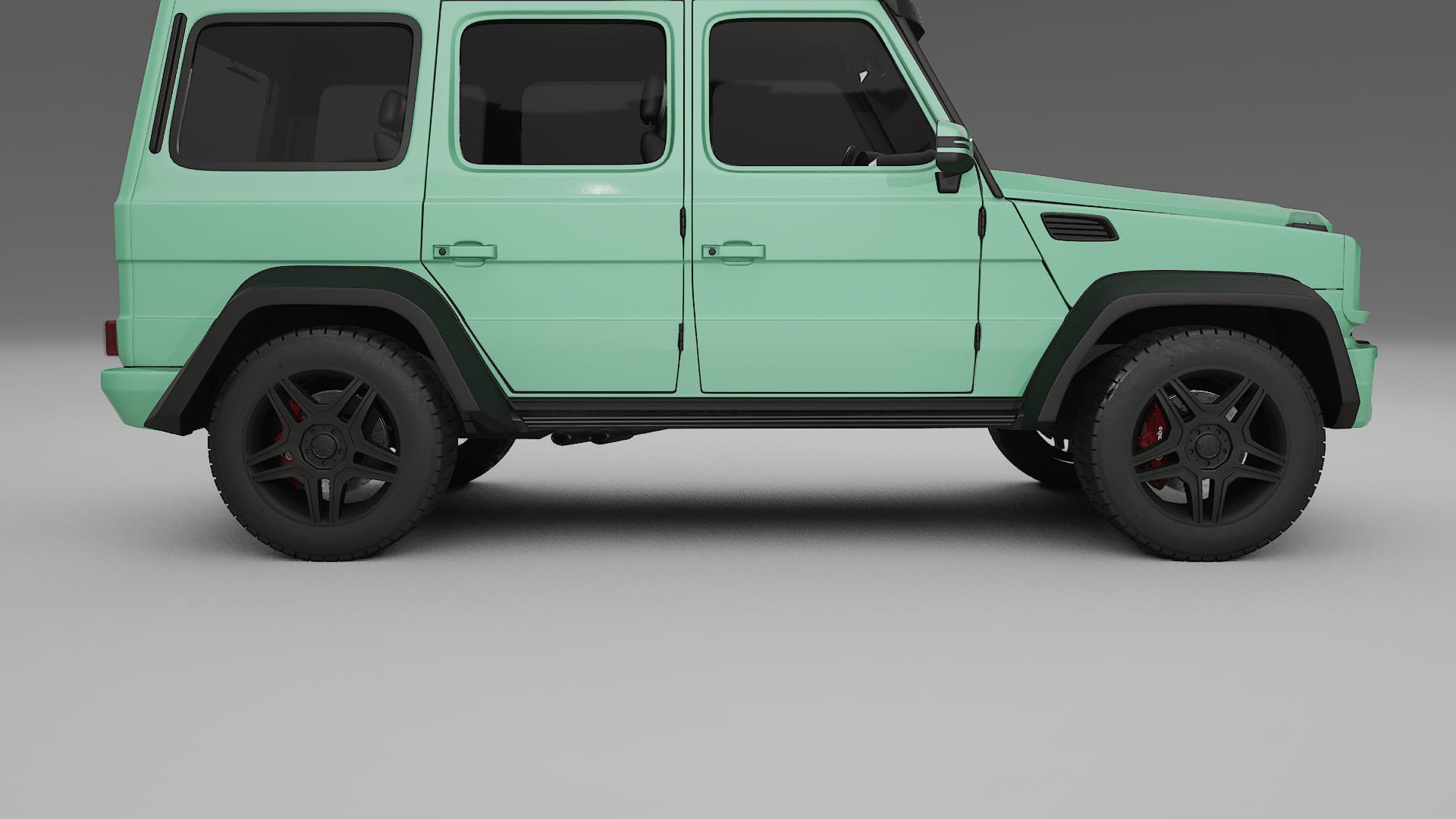 Mercedes G-class 4x4 W463 TPU Paint Protection Film | DUSTY Color Change PPF Full Pre-Cut Kit