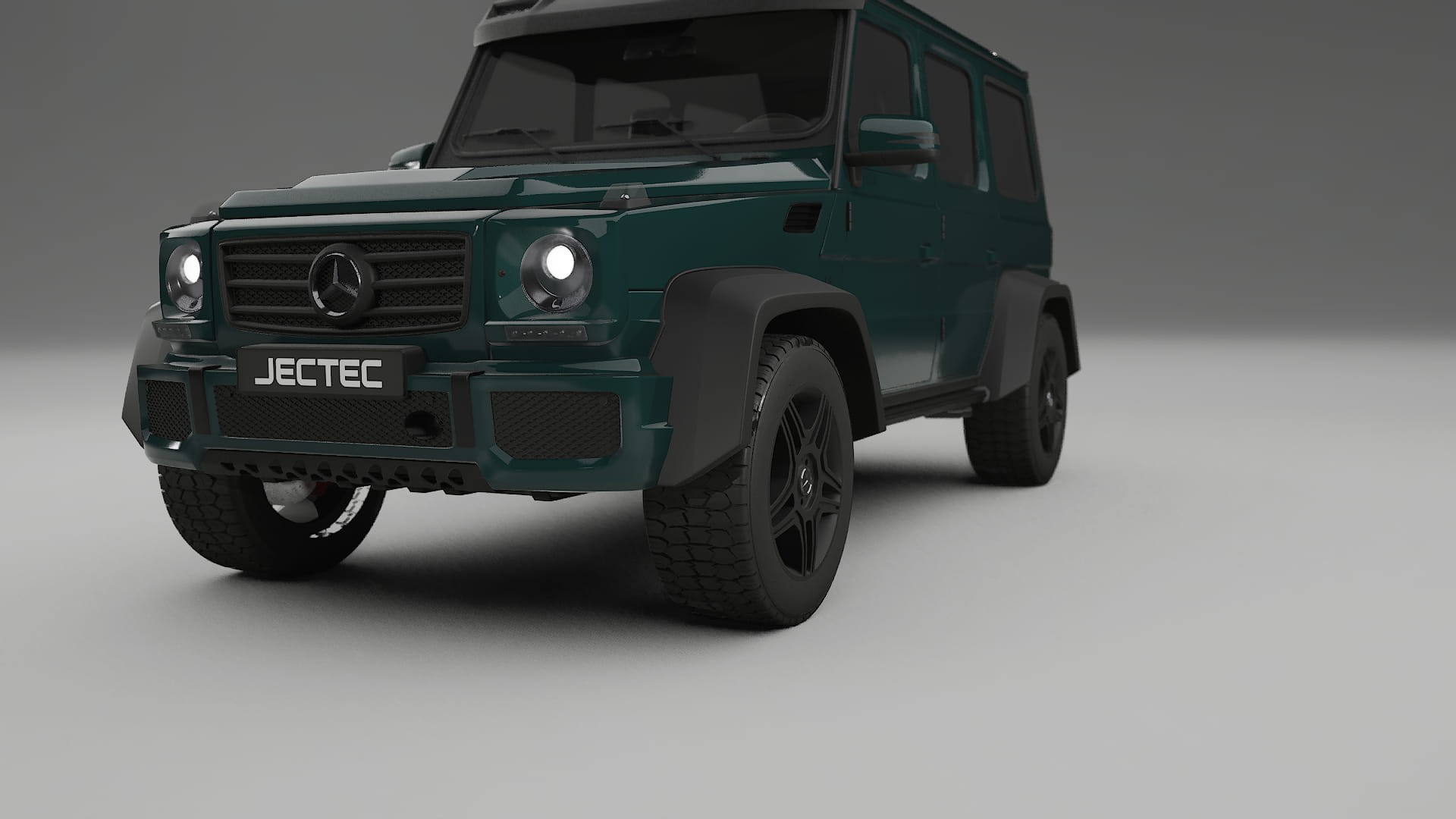 Mercedes G-class 4x4 W463 TPU Paint Protection Film | INFERNO Color Change PPF Full Pre-Cut Kit