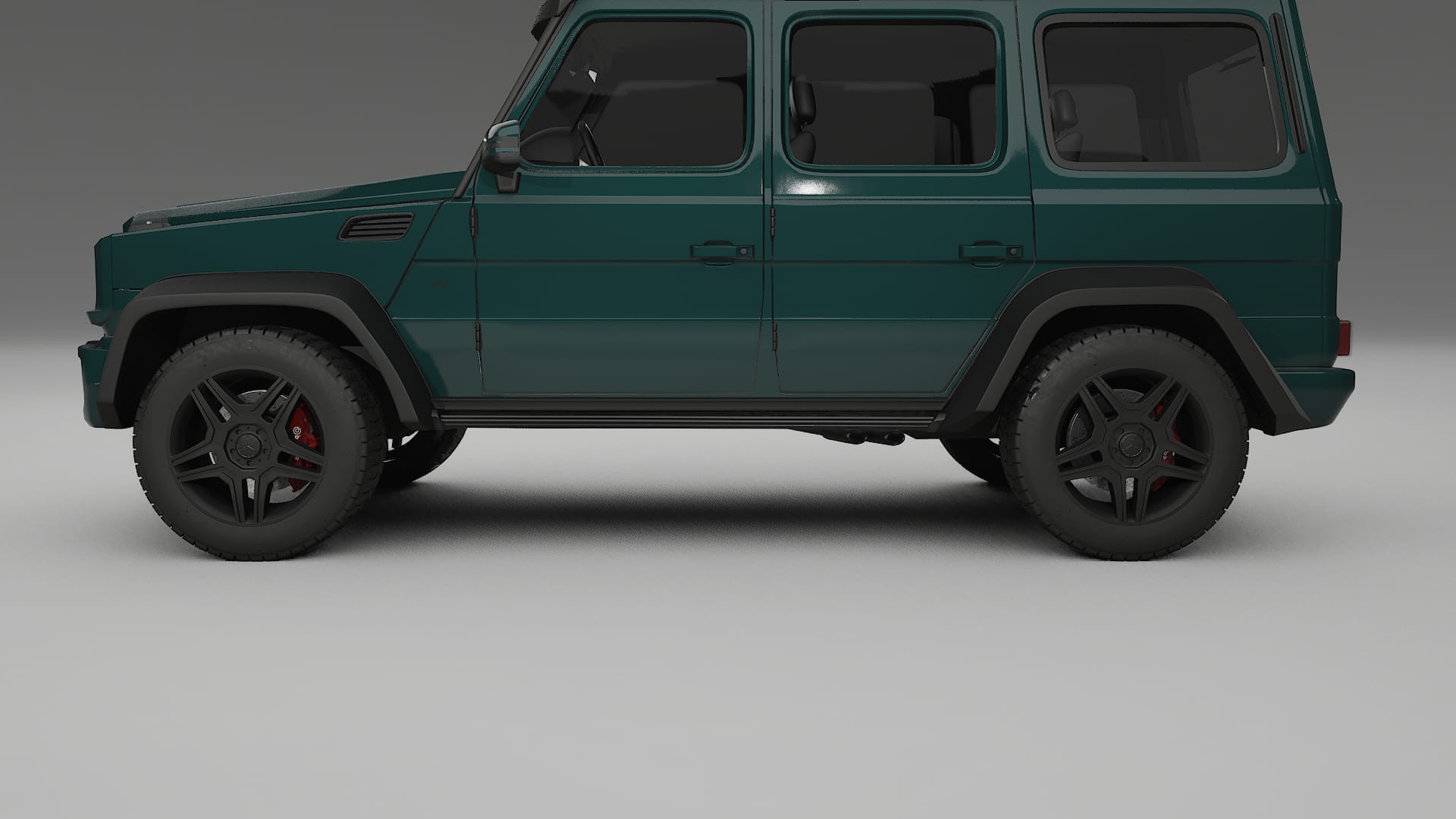 Mercedes G-class 4x4 W463 TPU Paint Protection Film | INFERNO Color Change PPF Full Pre-Cut Kit