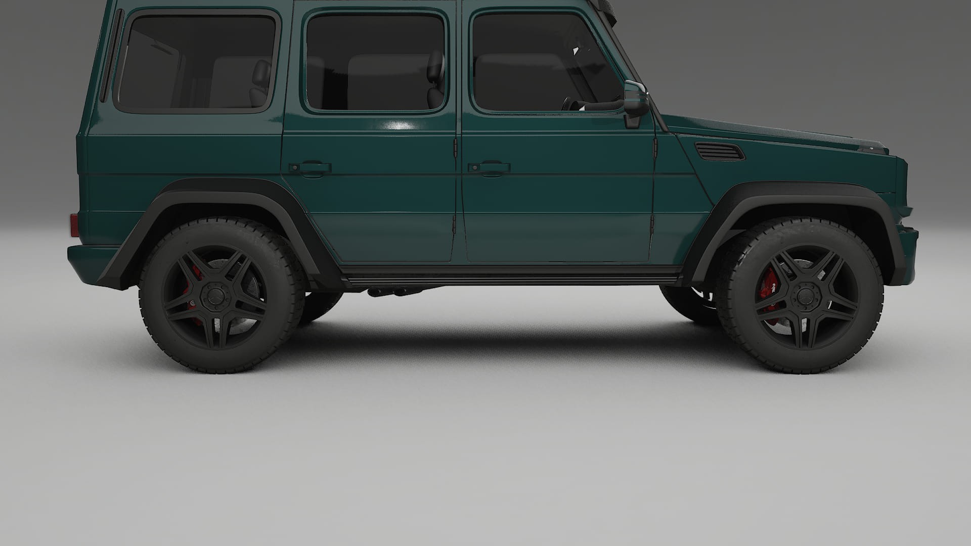 Mercedes G-class 4x4 W463 TPU Paint Protection Film | INFERNO Color Change PPF Full Pre-Cut Kit