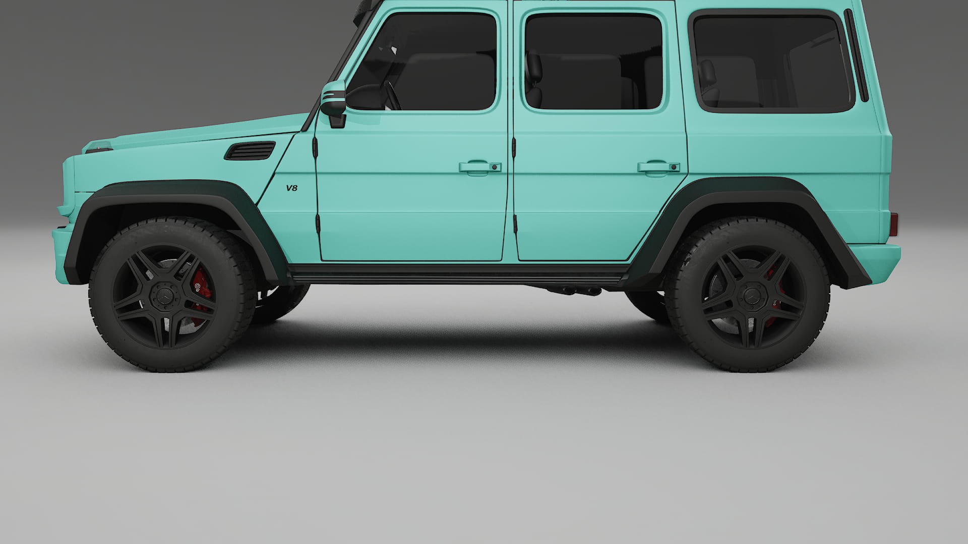 Mercedes G-class 4x4 W463 TPU Paint Protection Film | FROST Color Change PPF Full Pre-Cut Kit