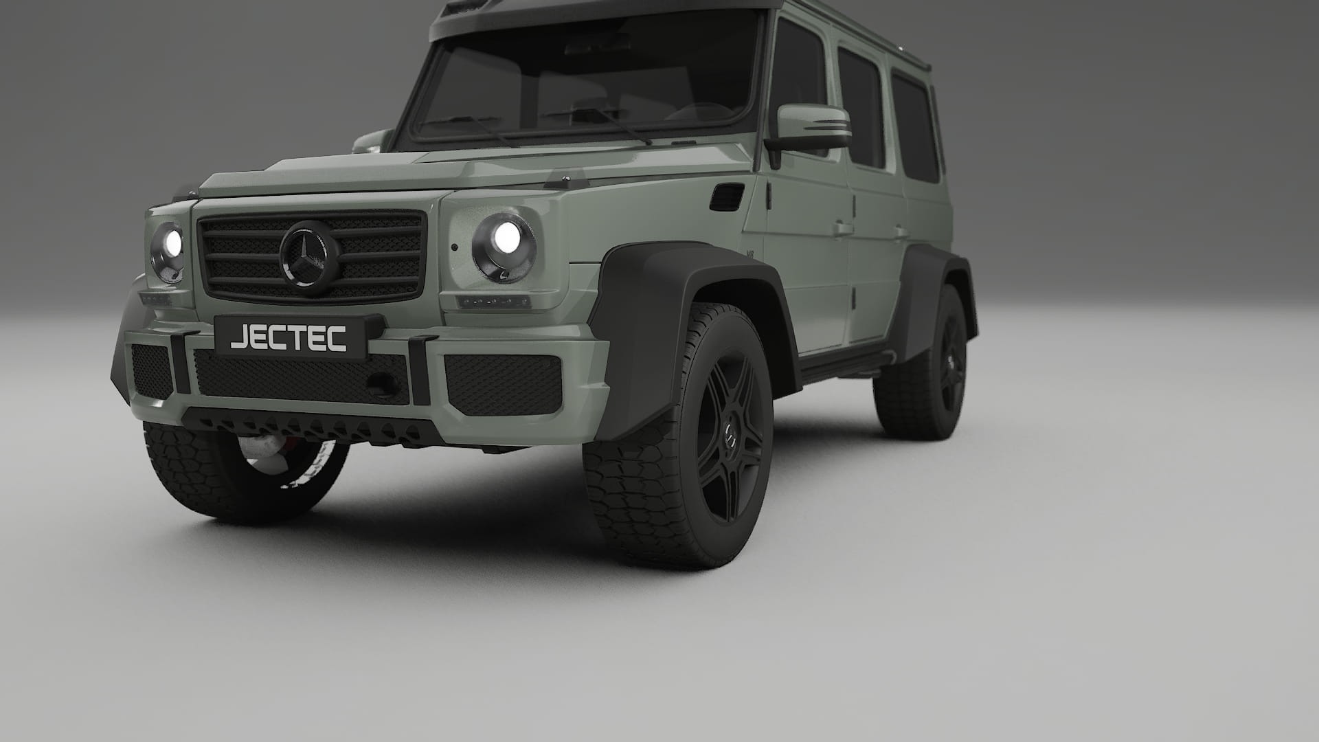 Mercedes G-class 4x4 W463 TPU Paint Protection Film | SLATE Color Change PPF Full Pre-Cut Kit
