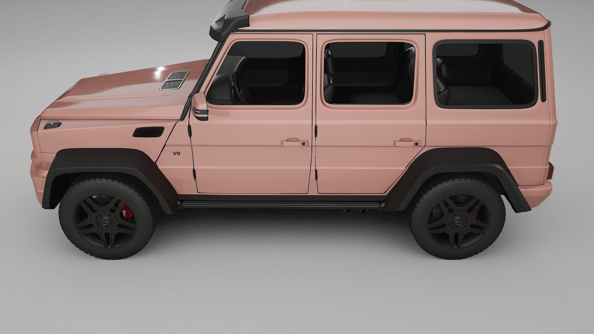 Mercedes G-class 4x4 W463 TPU Paint Protection Film | BLUSH Color Change PPF Full Pre-Cut Kit