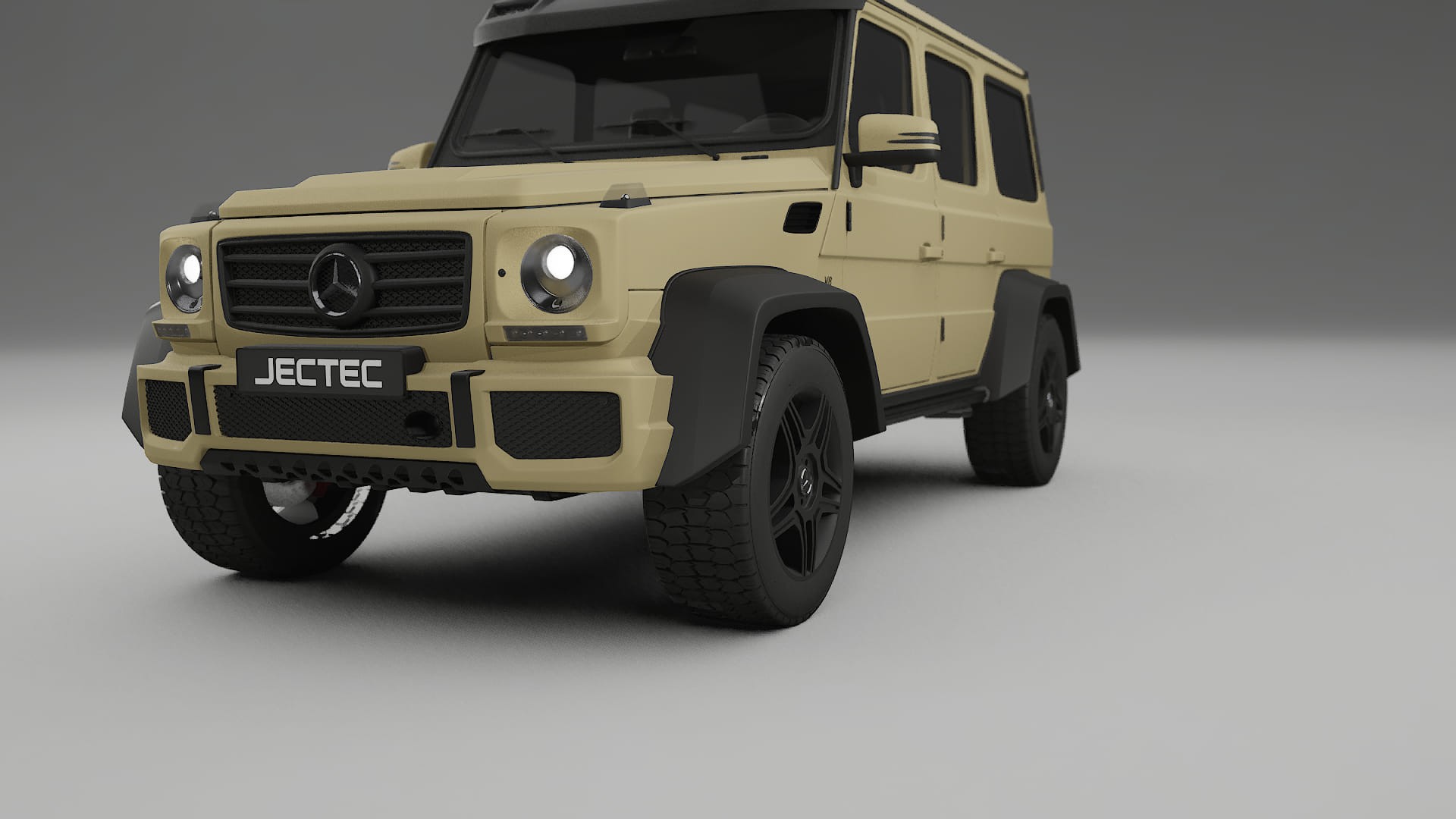 Mercedes G-class 4x4 W463 TPU Paint Protection Film | SAND Color Change PPF Full Pre-Cut Kit