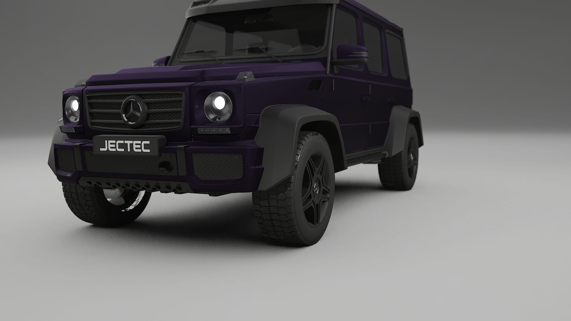 Mercedes G-class 4x4 W463 TPU Paint Protection Film | VIOLET Color Change PPF Full Pre-Cut Kit