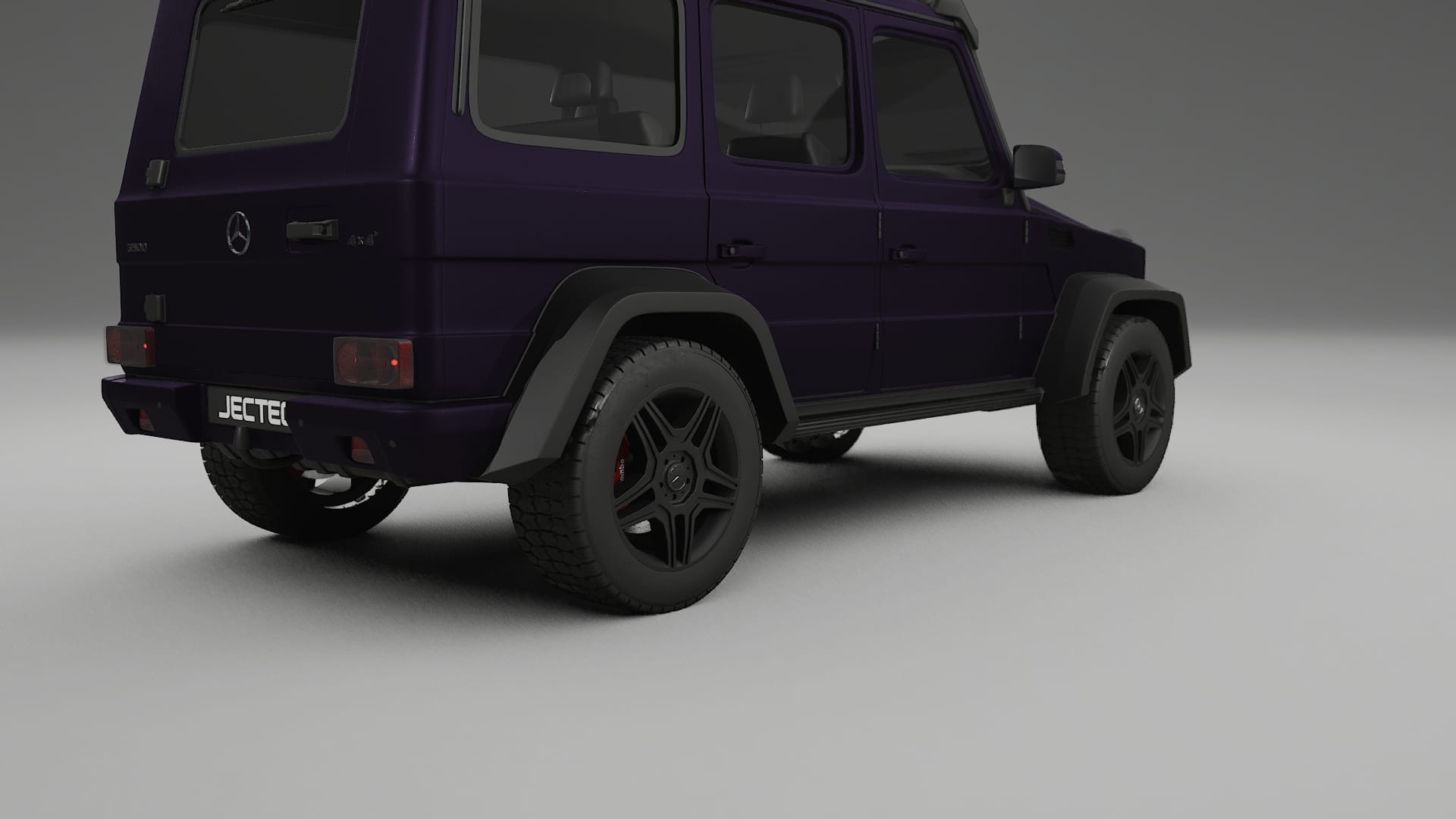 Mercedes G-class 4x4 W463 TPU Paint Protection Film | VIOLET Color Change PPF Full Pre-Cut Kit