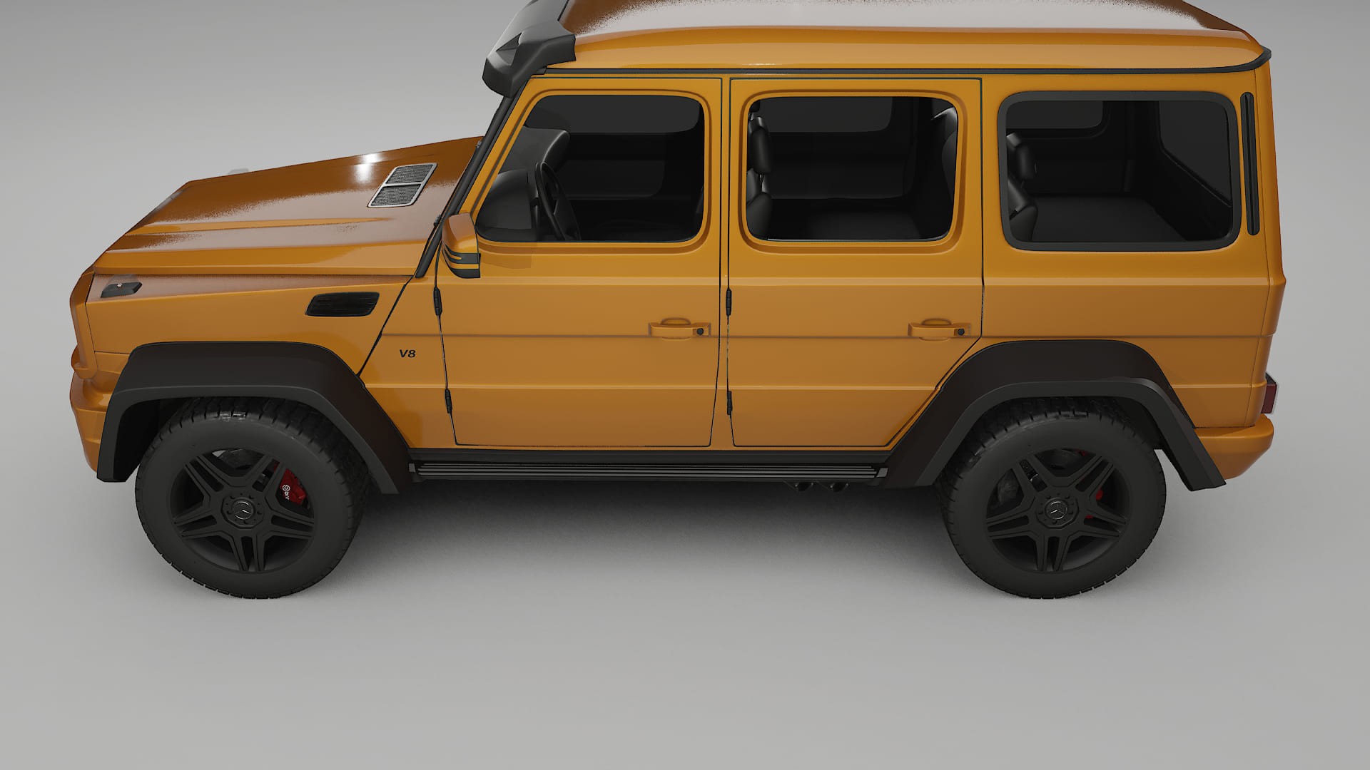 Mercedes G-class 4x4 W463 TPU Paint Protection Film | DAISY Color Change PPF Full Pre-Cut Kit