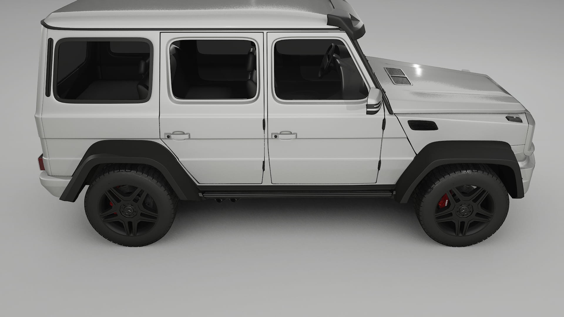 Mercedes G-class 4x4 W463 TPU Paint Protection Film | PEARL Color Change PPF Full Pre-Cut Kit