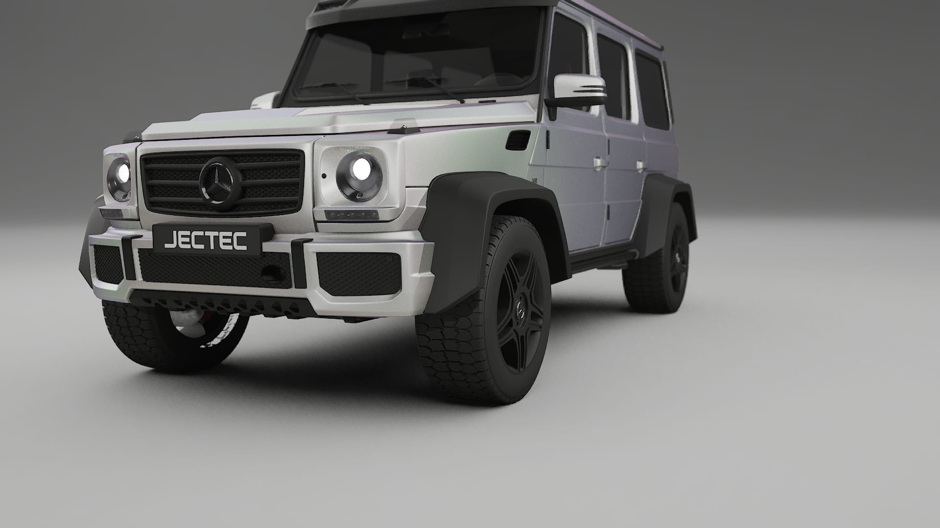 Mercedes G-class 4x4 W463 TPU Paint Protection Film | NEBULA Color Change PPF Full Pre-Cut Kit