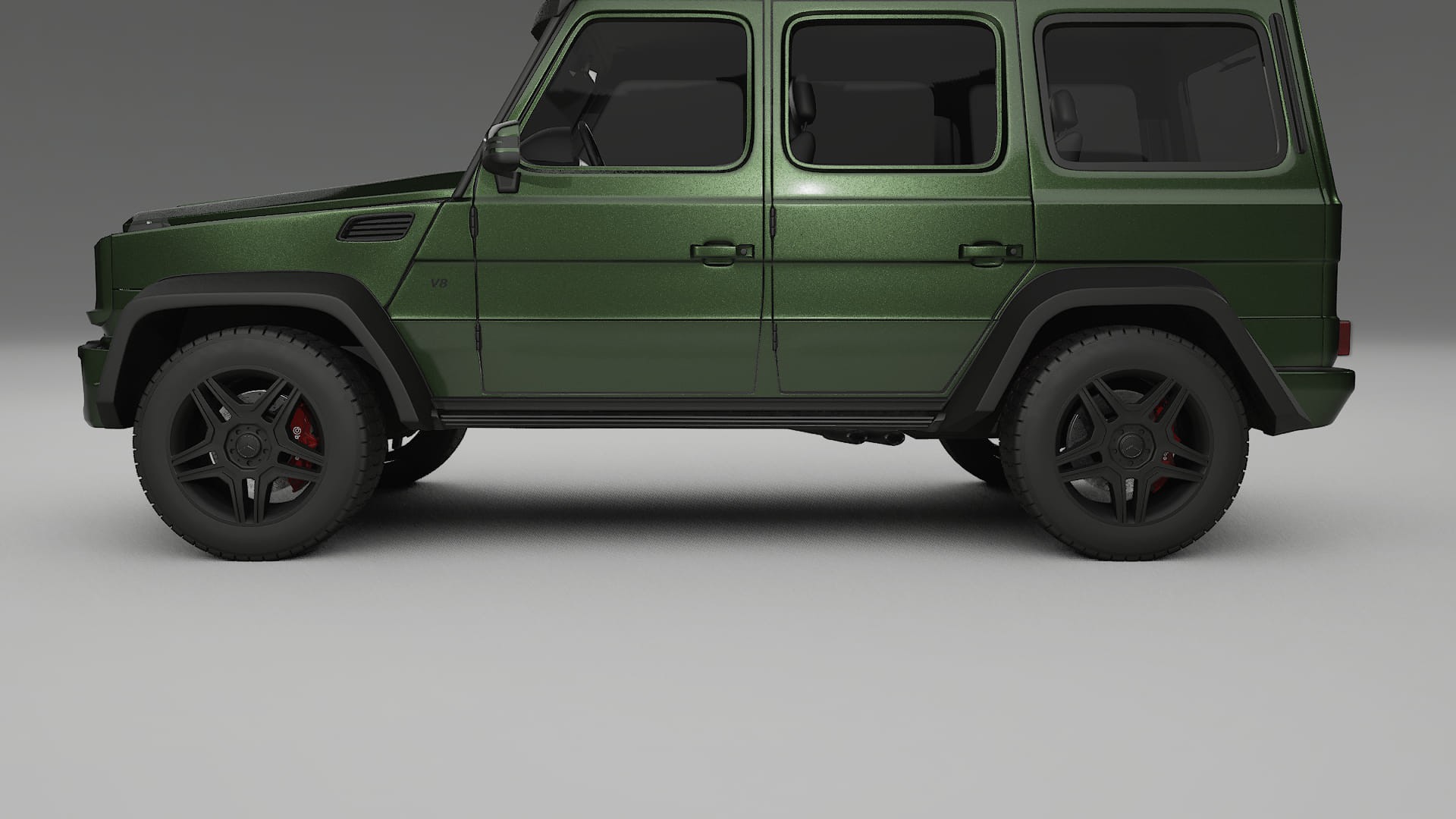 Mercedes G-class 4x4 W463 TPU Paint Protection Film | LAGOON Color Change PPF Full Pre-Cut Kit