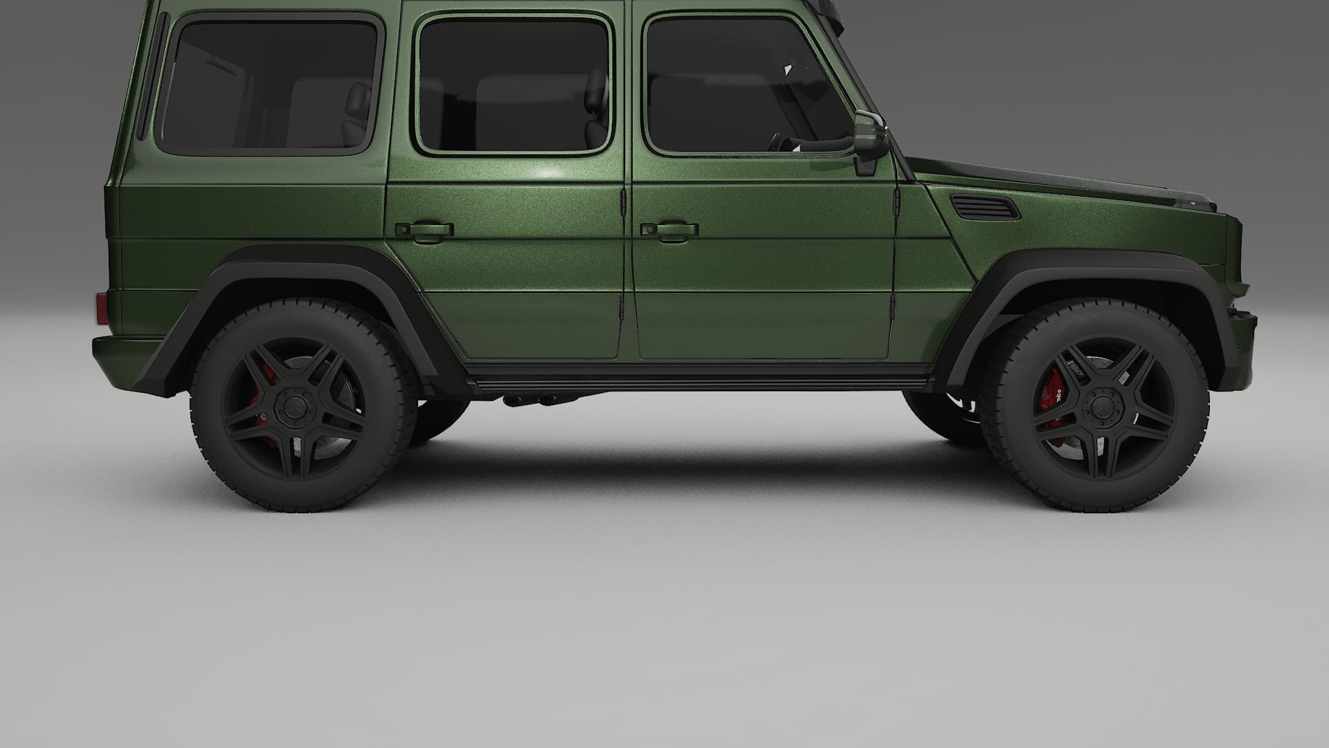 Mercedes G-class 4x4 W463 TPU Paint Protection Film | LAGOON Color Change PPF Full Pre-Cut Kit