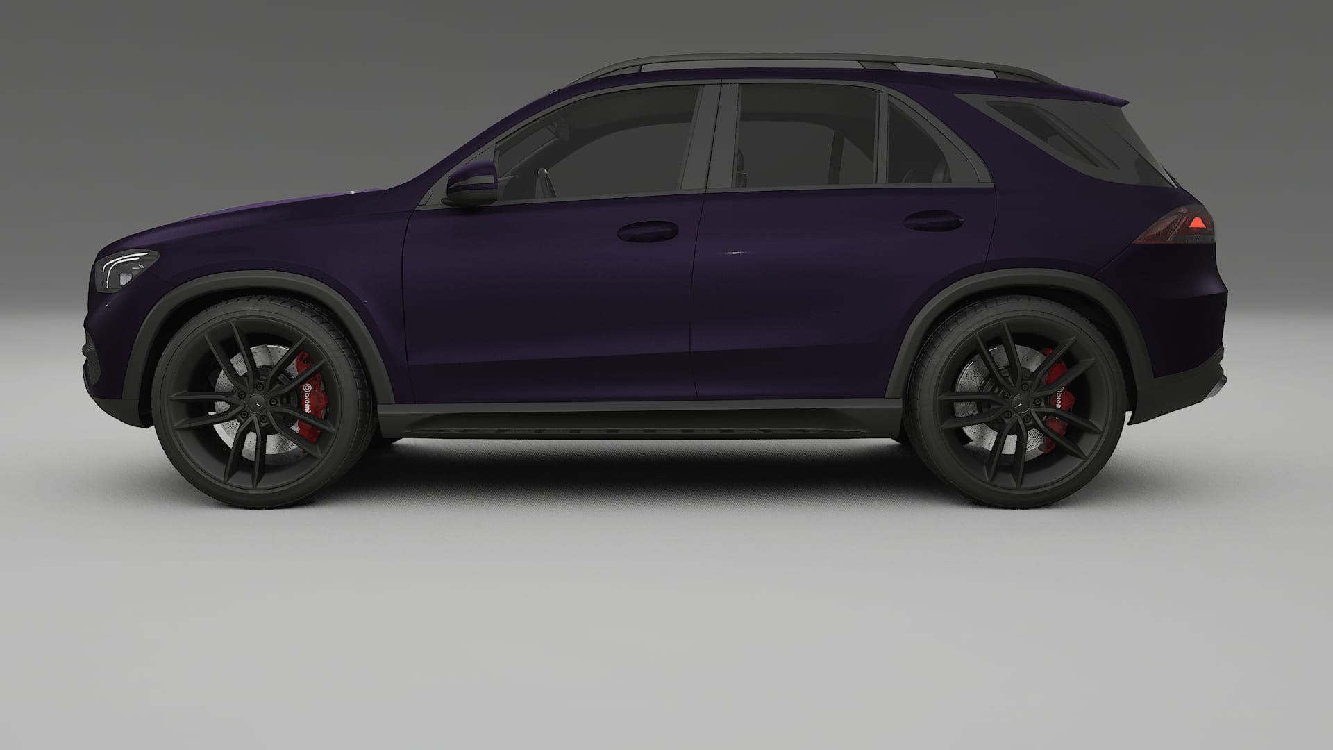Mercedes GLE W167 TPU Paint Protection Film | VIOLET Color Change PPF Full Pre-Cut Kit