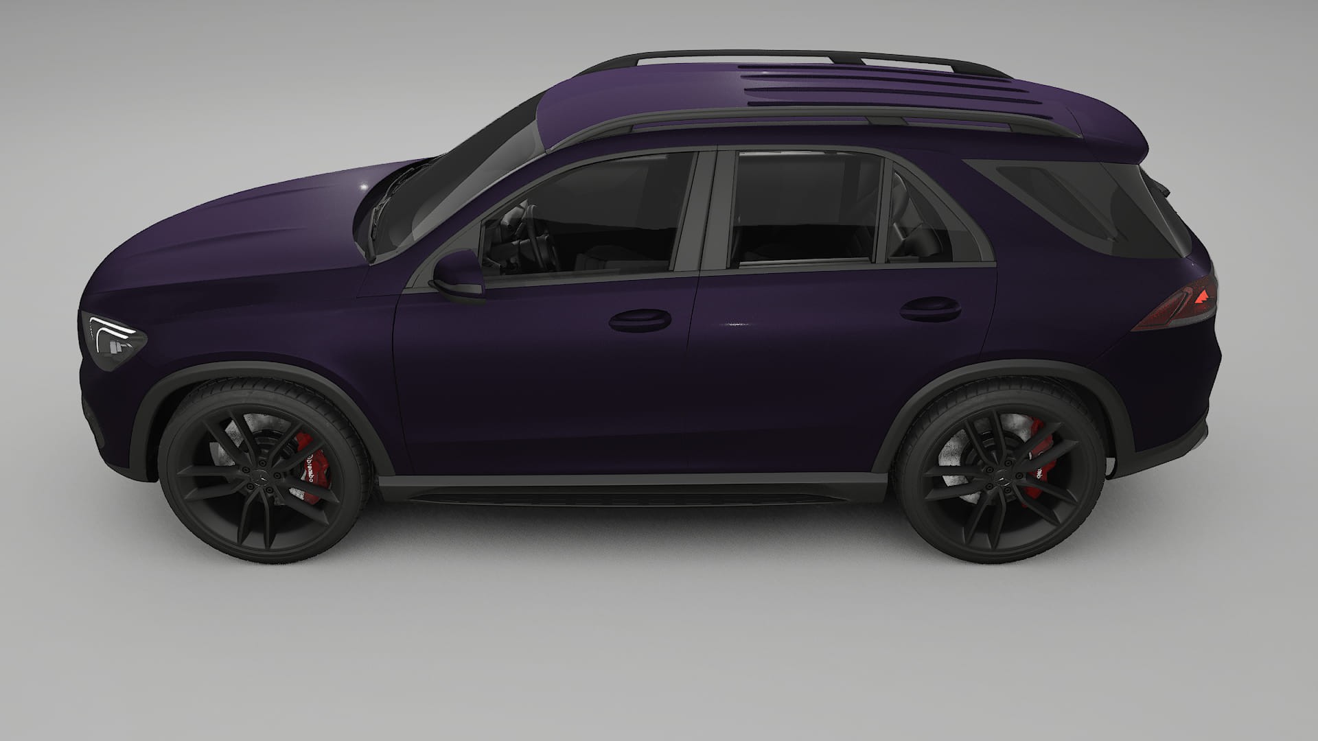 Mercedes GLE W167 TPU Paint Protection Film | VIOLET Color Change PPF Full Pre-Cut Kit