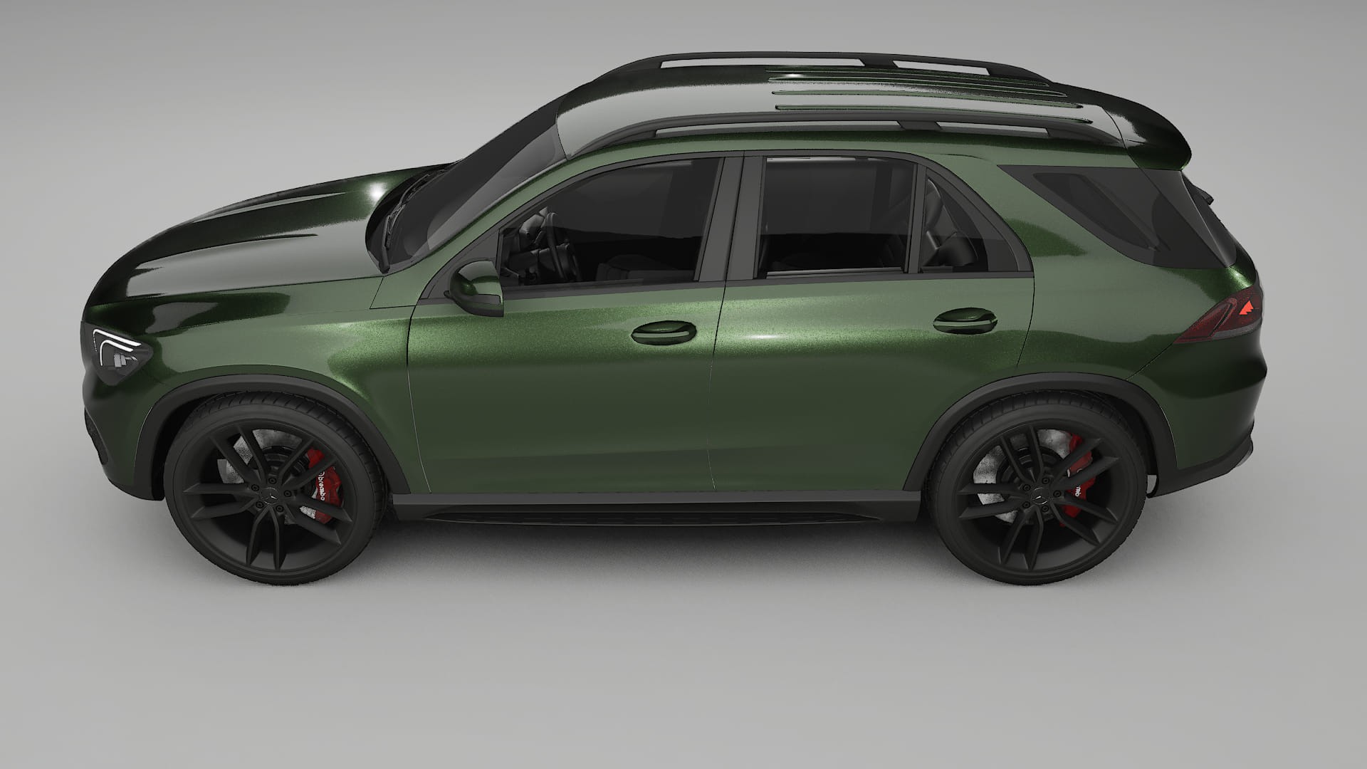 Mercedes GLE W167 TPU Paint Protection Film | LAGOON Color Change PPF Full Pre-Cut Kit