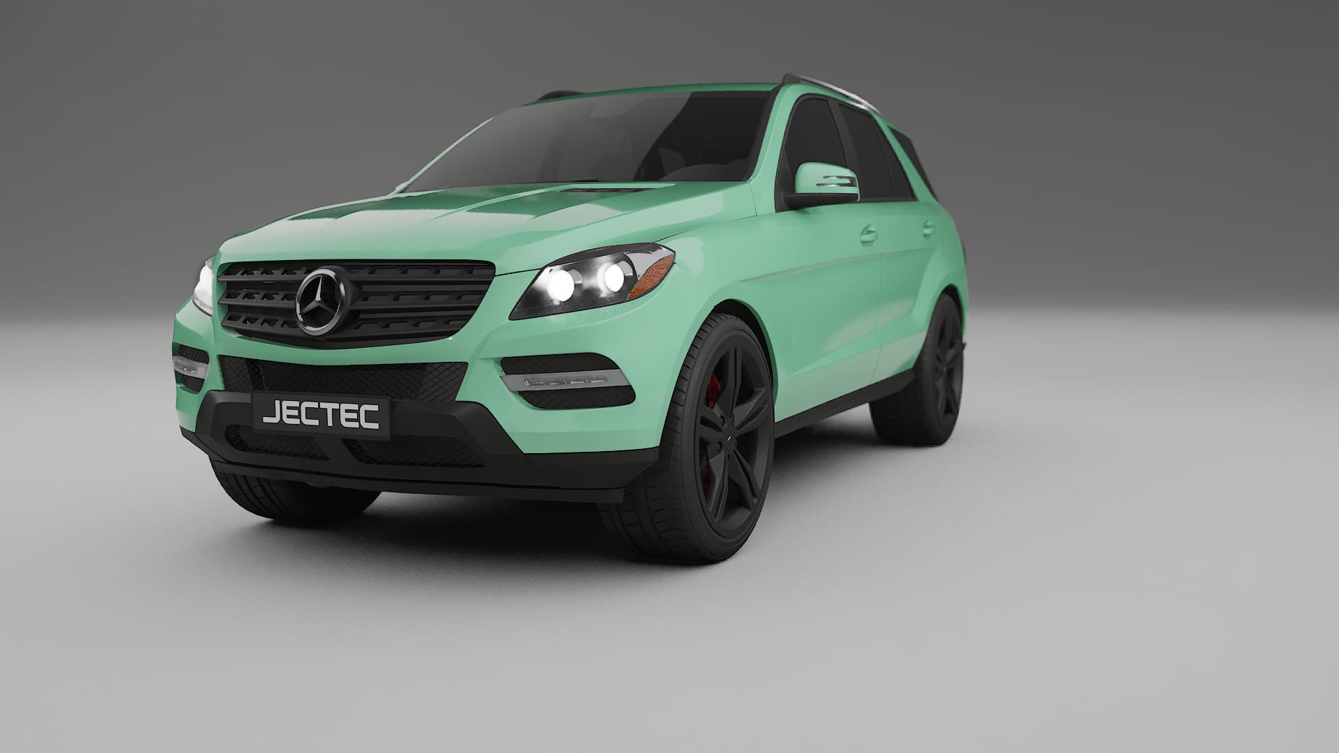 Mercedes M-class W166 TPU Paint Protection Film | DUSTY Color Change PPF Full Pre-Cut Kit