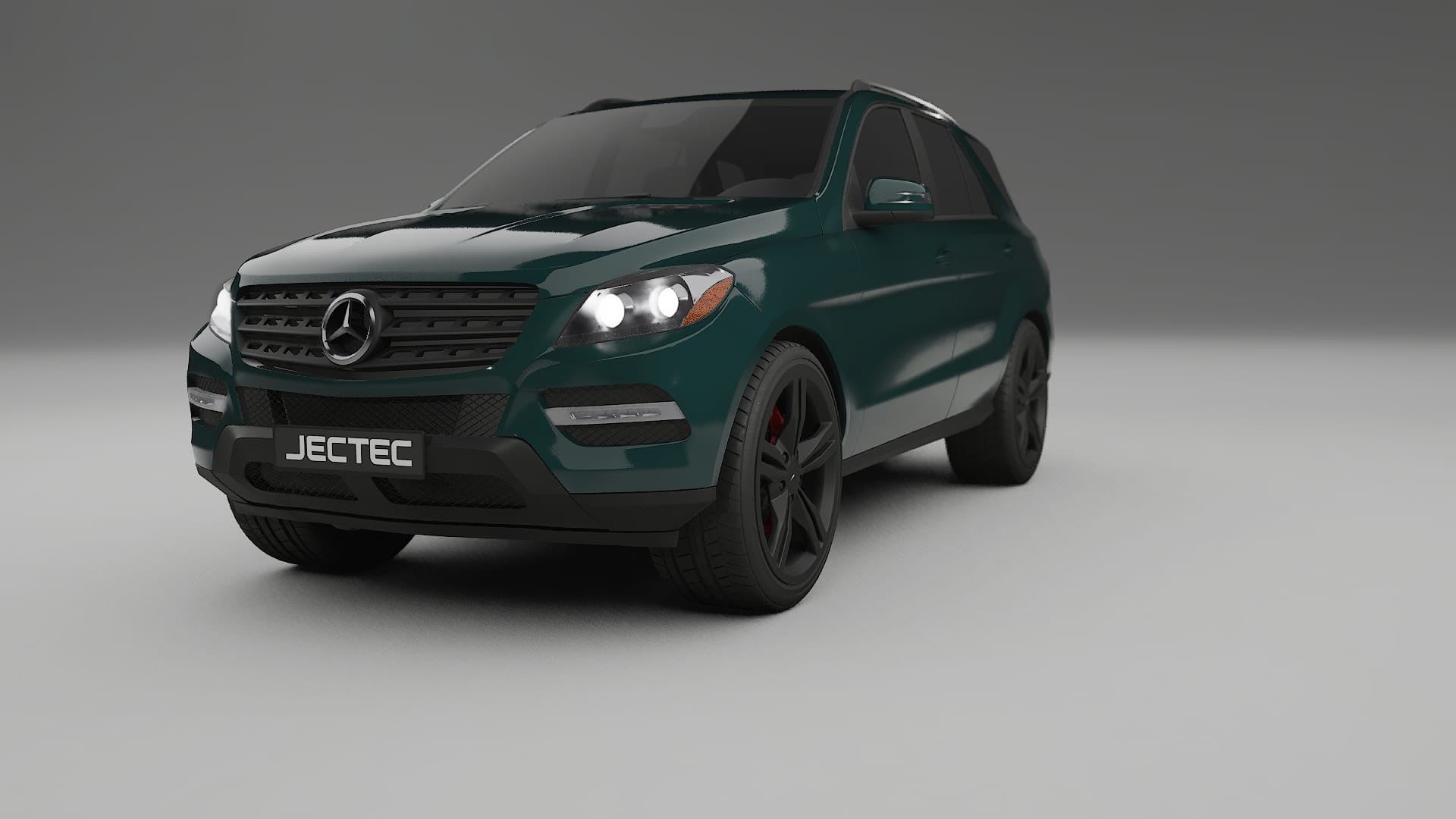 Mercedes M-class W166 TPU Paint Protection Film | INFERNO Color Change PPF Full Pre-Cut Kit