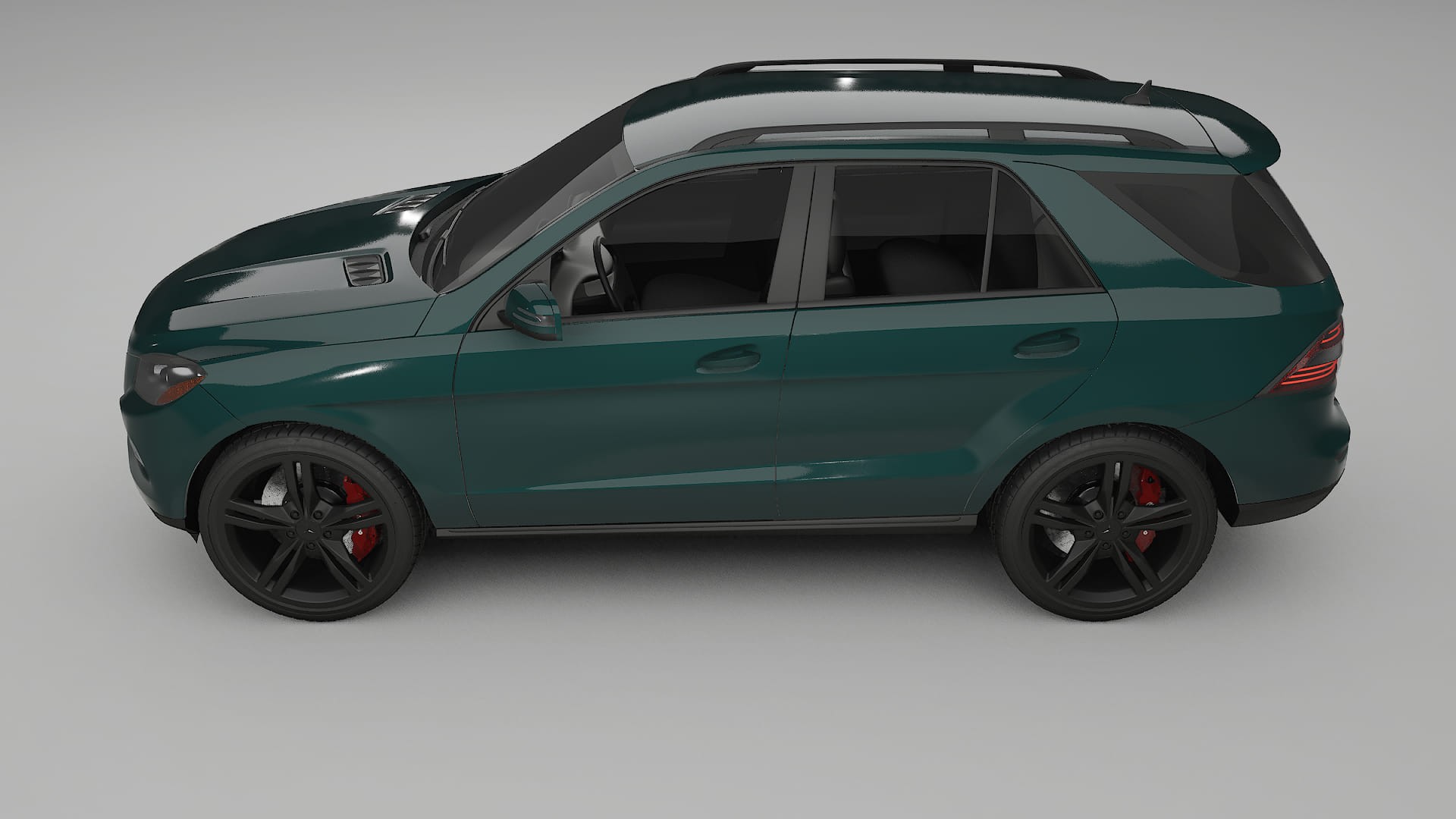 Mercedes M-class W166 TPU Paint Protection Film | INFERNO Color Change PPF Full Pre-Cut Kit