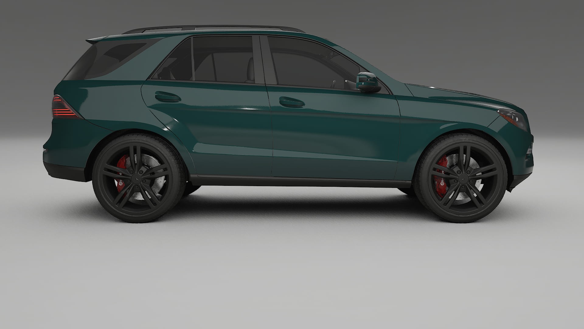 Mercedes M-class W166 TPU Paint Protection Film | INFERNO Color Change PPF Full Pre-Cut Kit