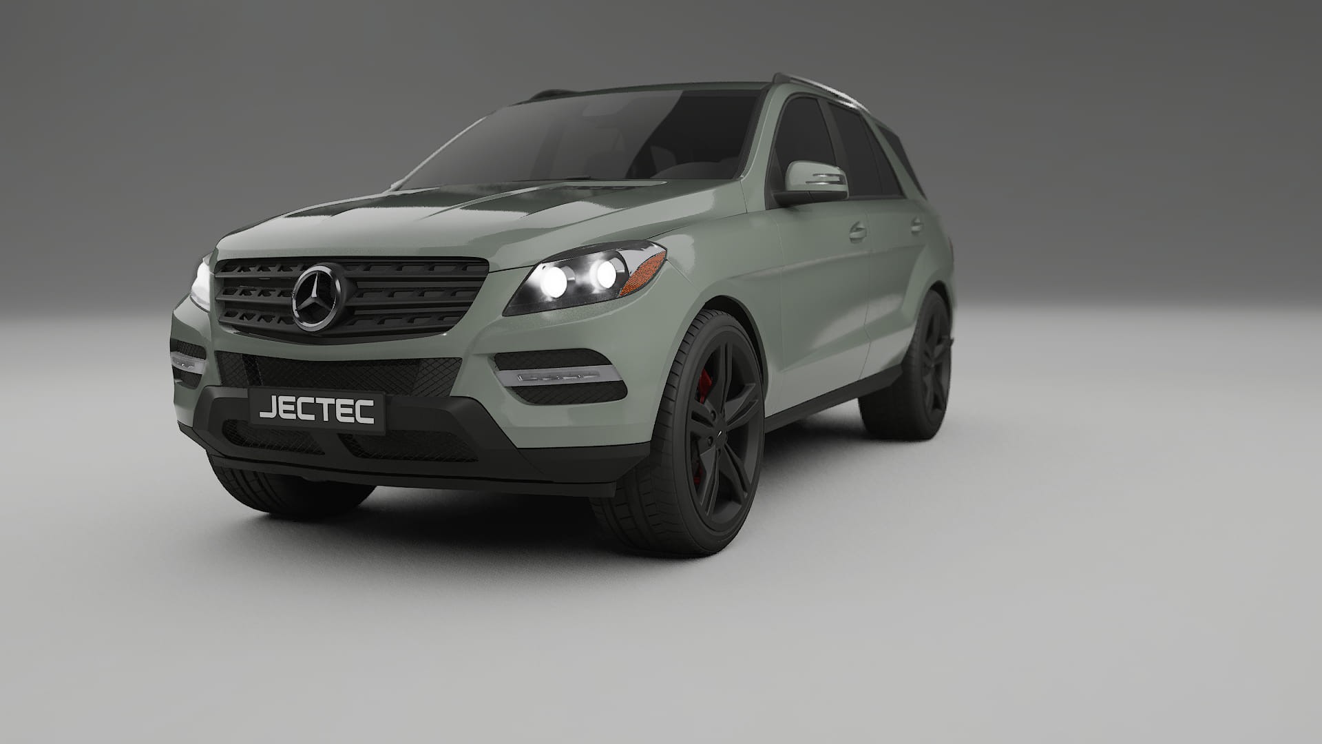 Mercedes M-class W166 TPU Paint Protection Film | SLATE Color Change PPF Full Pre-Cut Kit