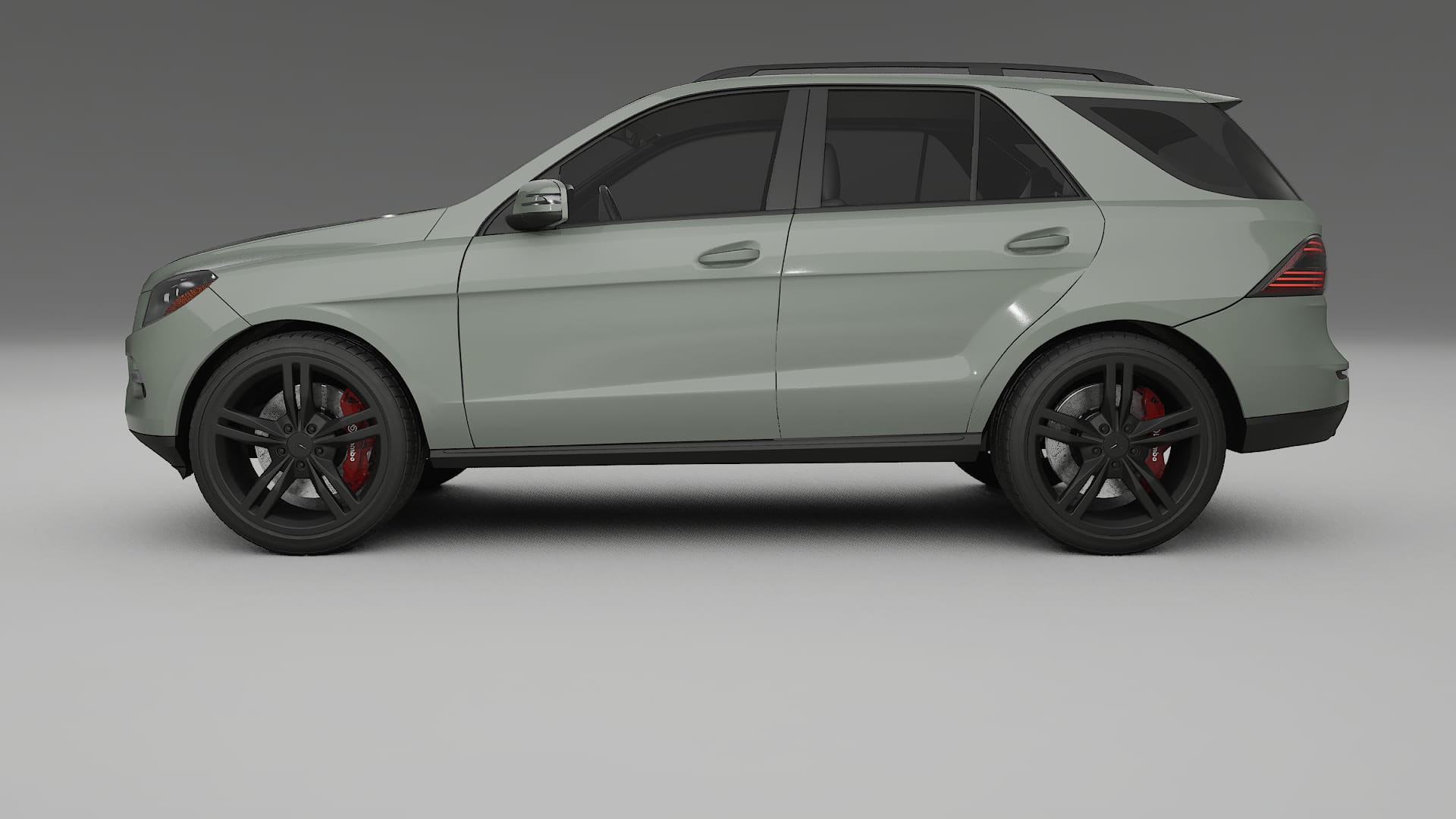 Mercedes M-class W166 TPU Paint Protection Film | SLATE Color Change PPF Full Pre-Cut Kit