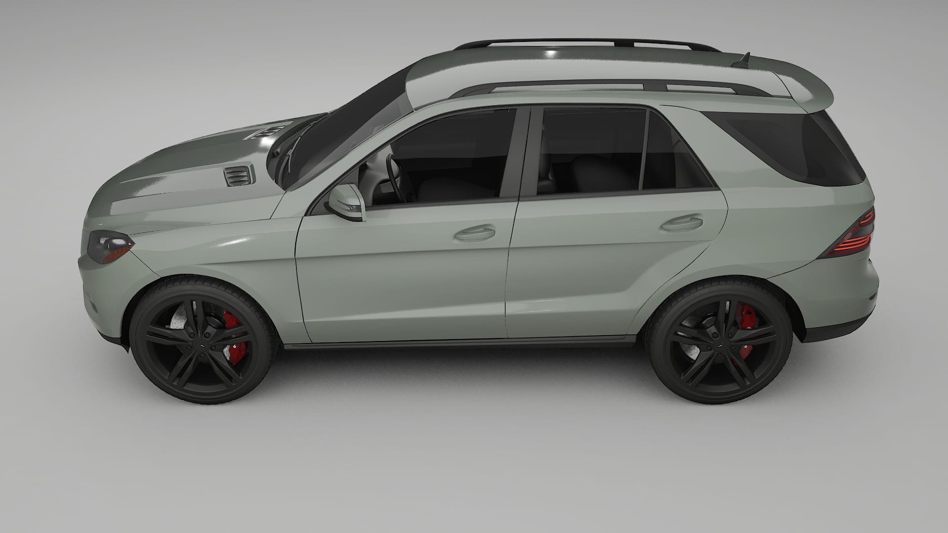 Mercedes M-class W166 TPU Paint Protection Film | SLATE Color Change PPF Full Pre-Cut Kit