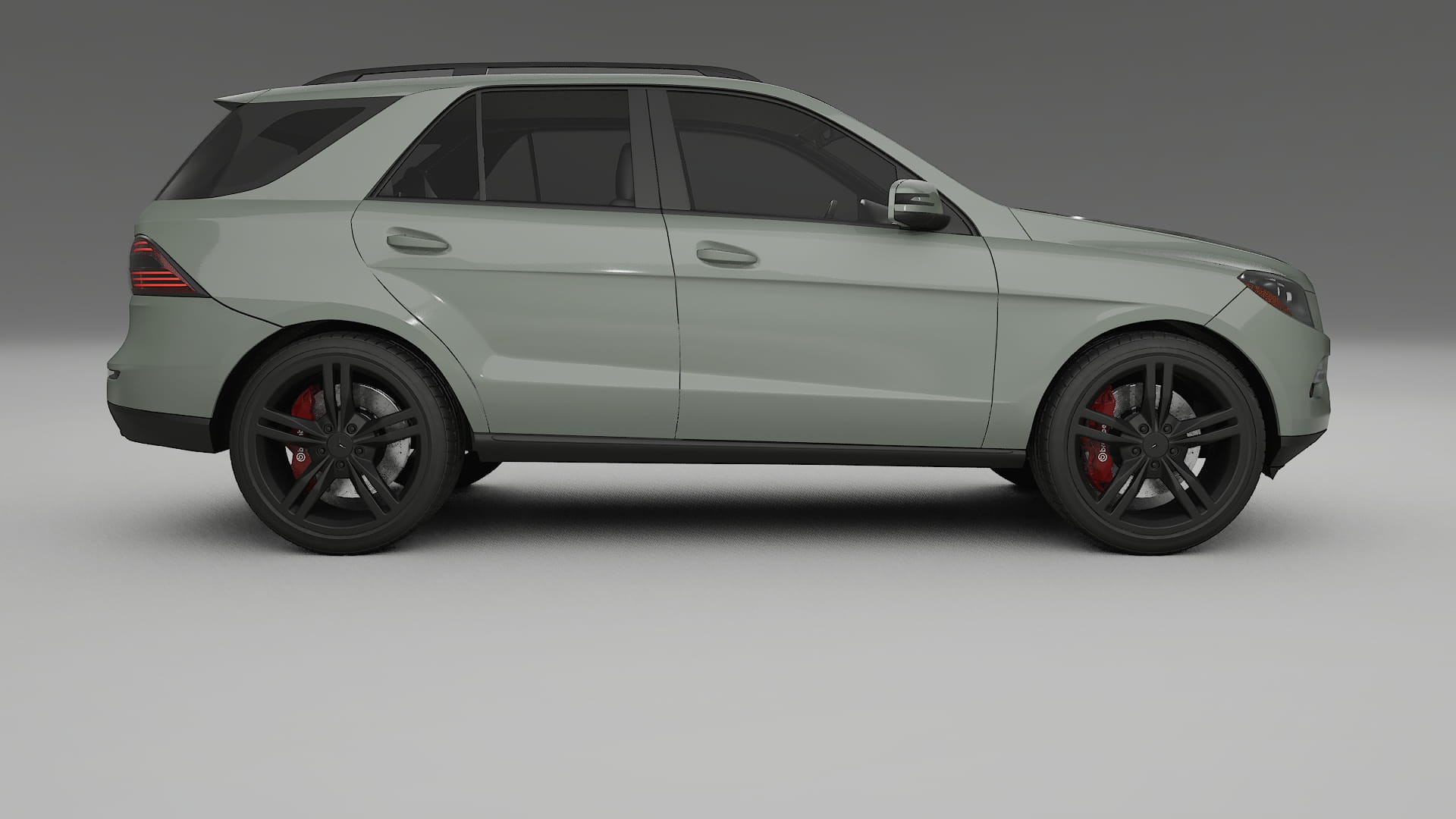 Mercedes M-class W166 TPU Paint Protection Film | SLATE Color Change PPF Full Pre-Cut Kit