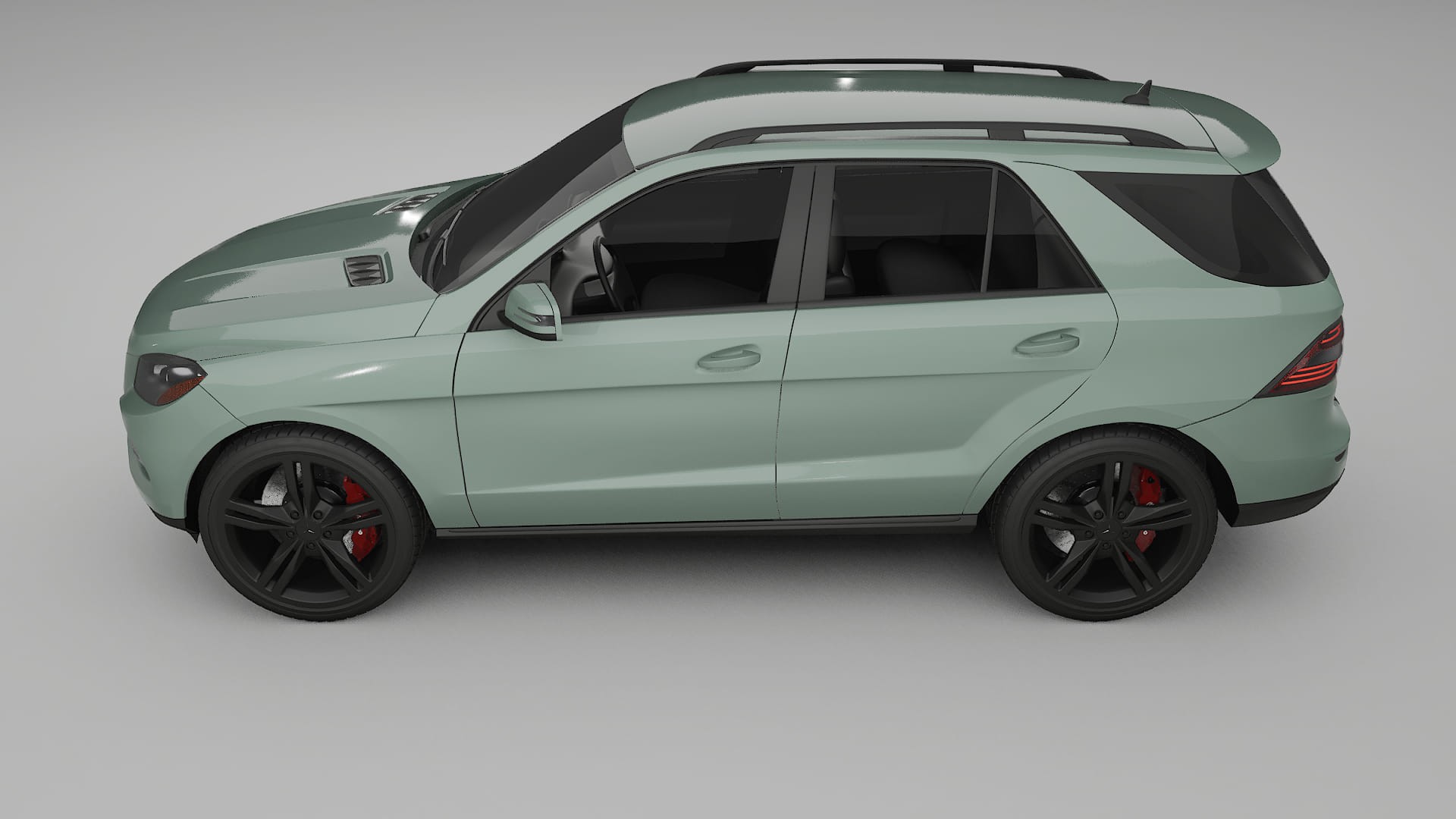 Mercedes M-class W166 TPU Paint Protection Film | CINDER Color Change PPF Full Pre-Cut Kit