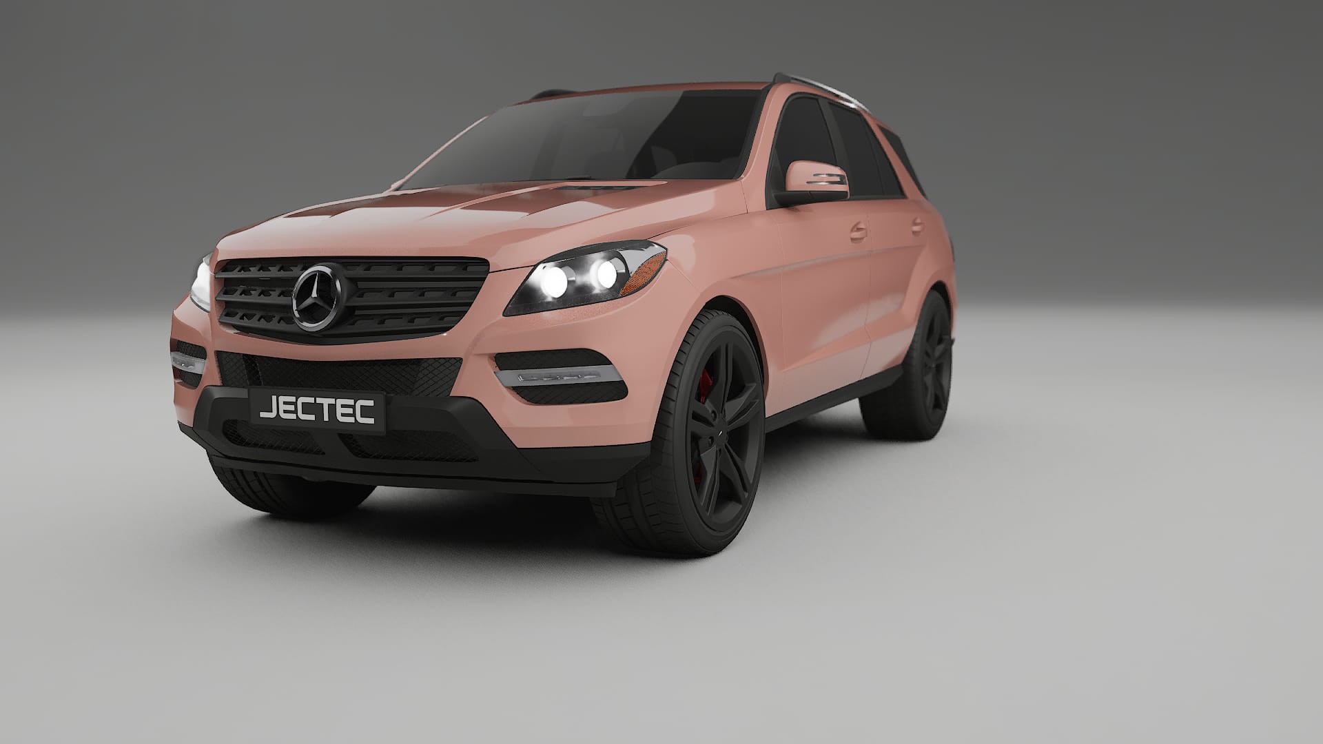 Mercedes M-class W166 TPU Paint Protection Film | BLUSH Color Change PPF Full Pre-Cut Kit