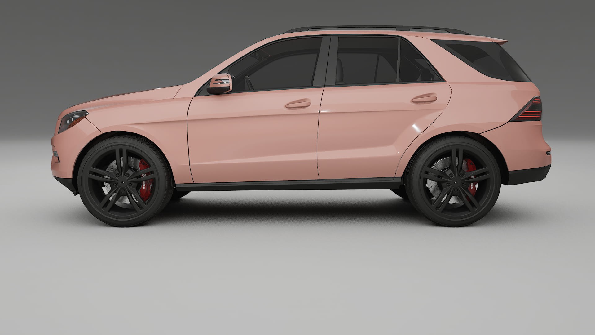 Mercedes M-class W166 TPU Paint Protection Film | BLUSH Color Change PPF Full Pre-Cut Kit