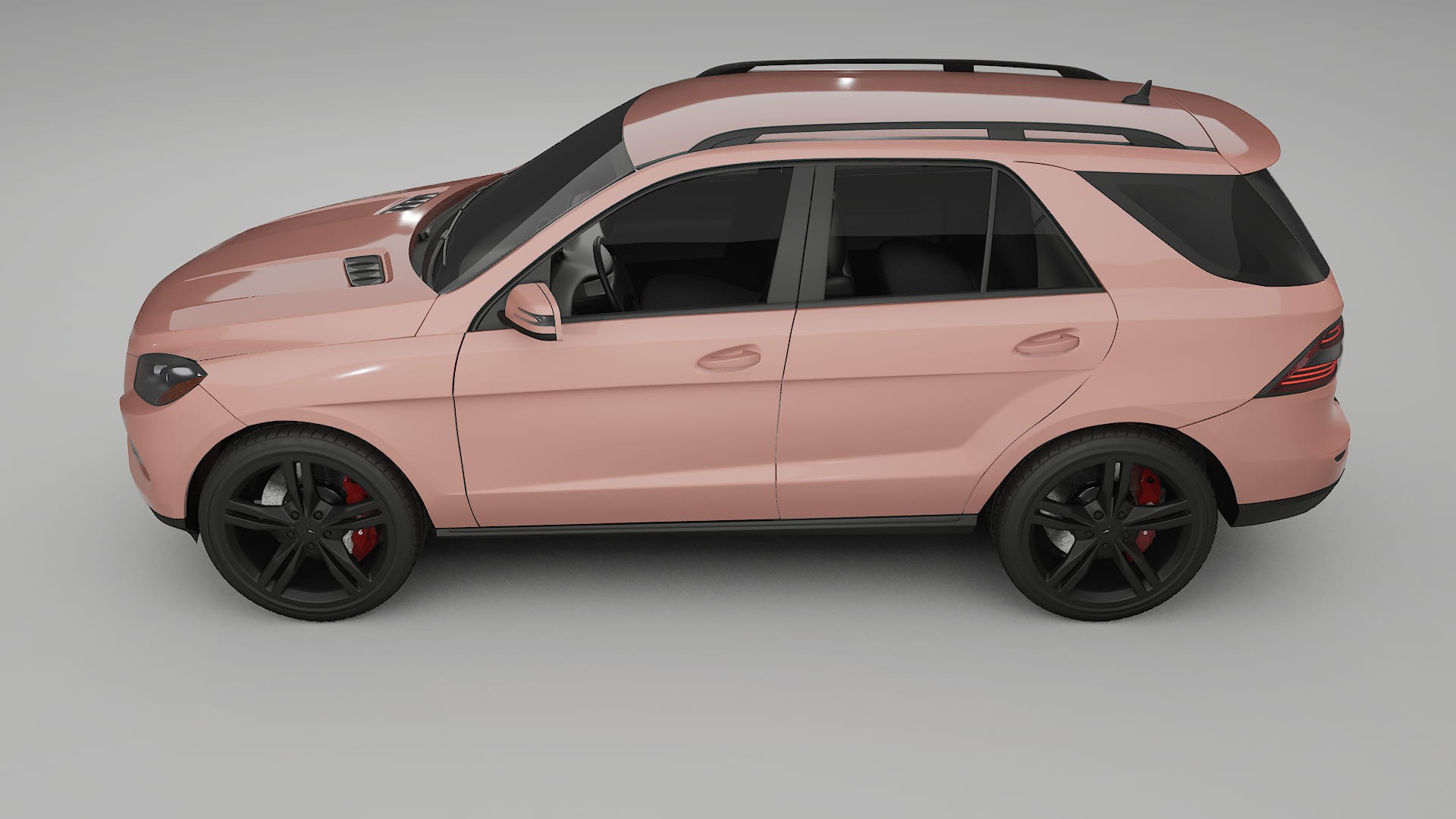 Mercedes M-class W166 TPU Paint Protection Film | BLUSH Color Change PPF Full Pre-Cut Kit