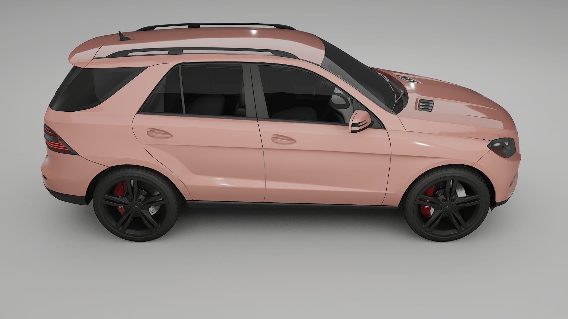 Mercedes M-class W166 TPU Paint Protection Film | BLUSH Color Change PPF Full Pre-Cut Kit