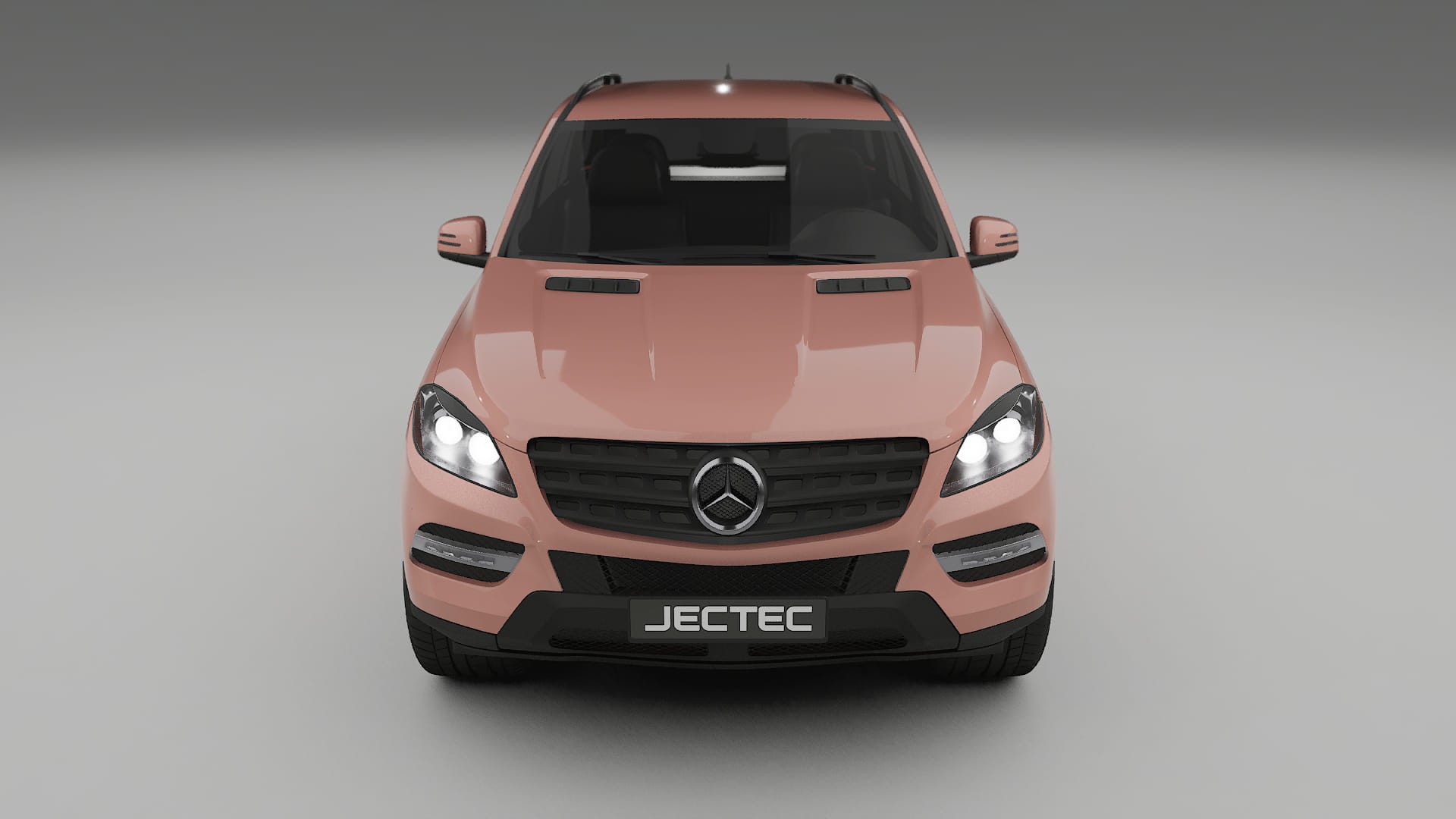 Mercedes M-class W166 TPU Paint Protection Film | BLUSH Color Change PPF Full Pre-Cut Kit