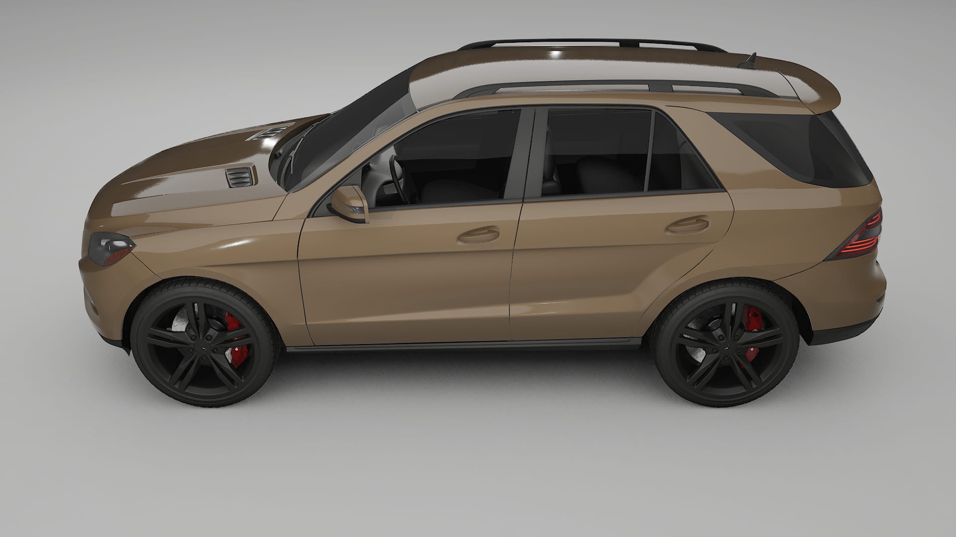 Mercedes M-class W166 TPU Paint Protection Film | SAHARA Color Change PPF Full Pre-Cut Kit