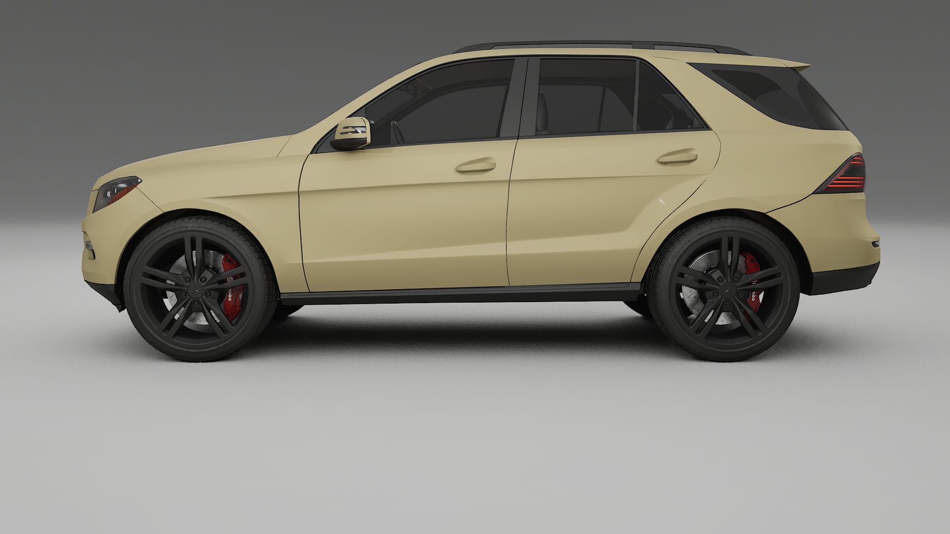 Mercedes M-class W166 TPU Paint Protection Film | SAND Color Change PPF Full Pre-Cut Kit