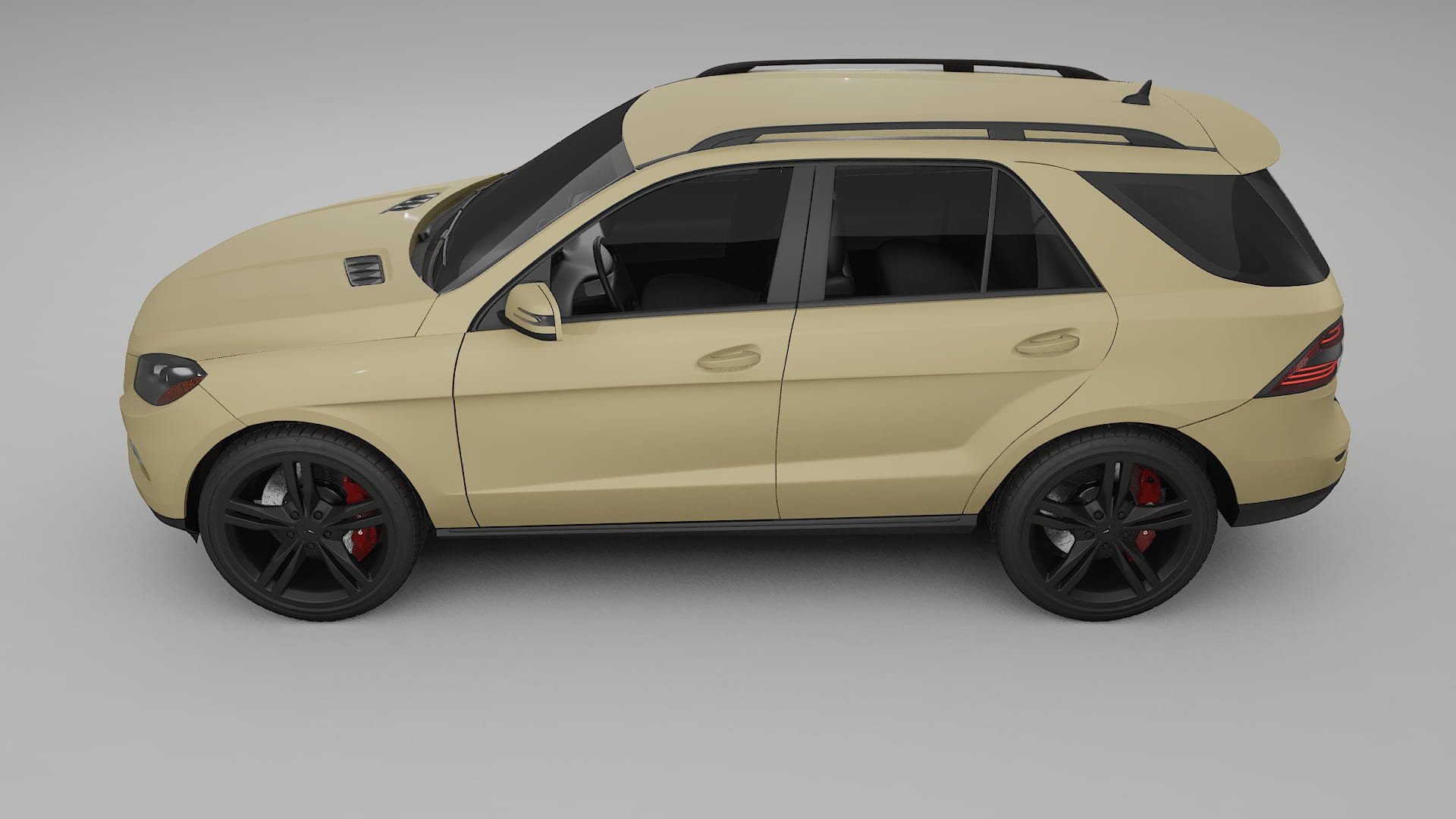 Mercedes M-class W166 TPU Paint Protection Film | SAND Color Change PPF Full Pre-Cut Kit