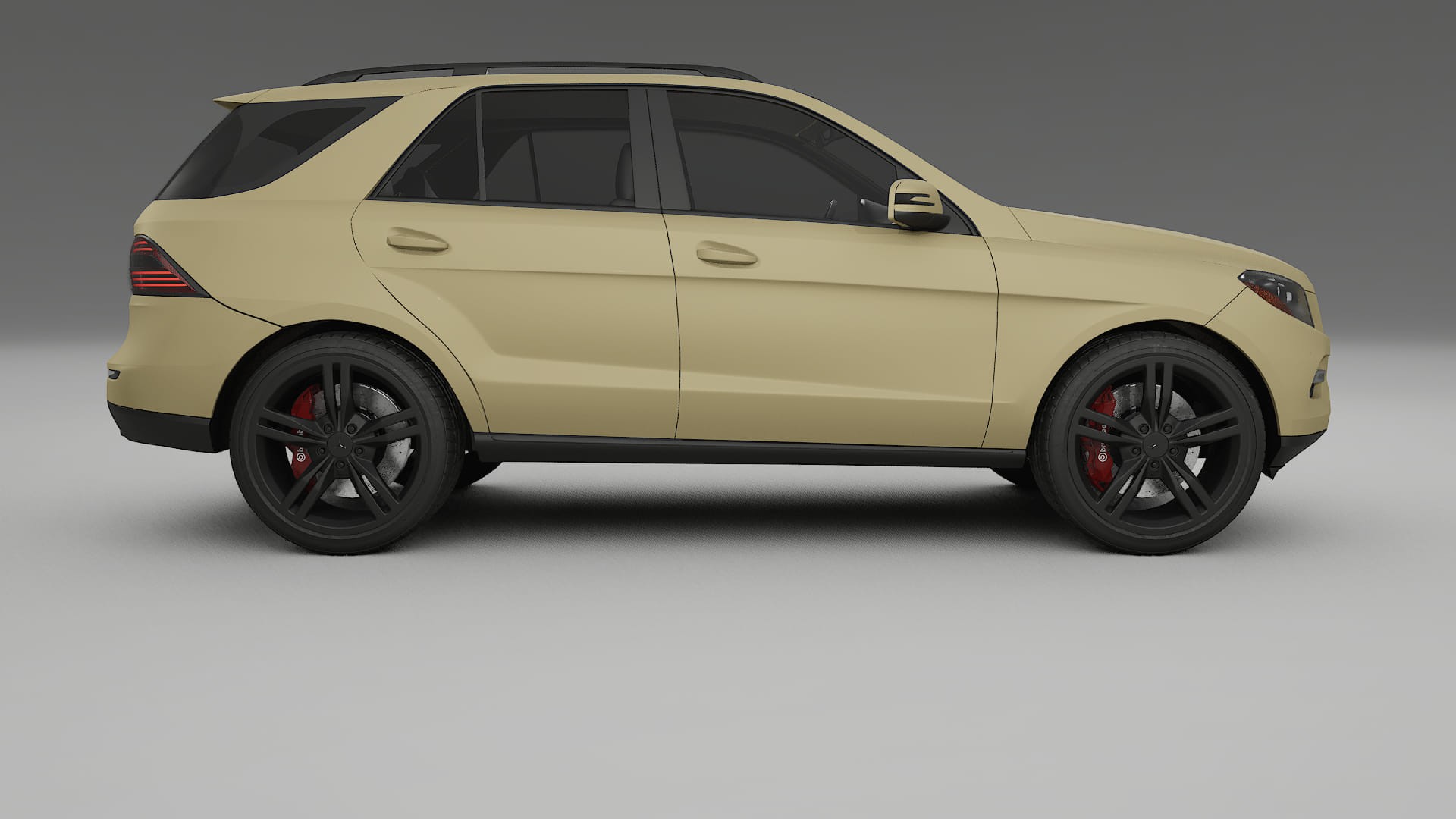 Mercedes M-class W166 TPU Paint Protection Film | SAND Color Change PPF Full Pre-Cut Kit