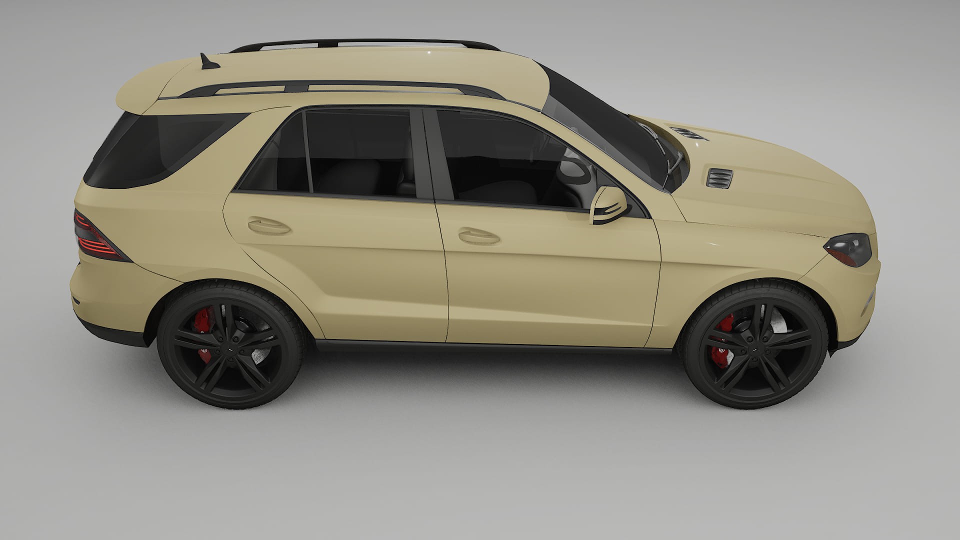 Mercedes M-class W166 TPU Paint Protection Film | SAND Color Change PPF Full Pre-Cut Kit