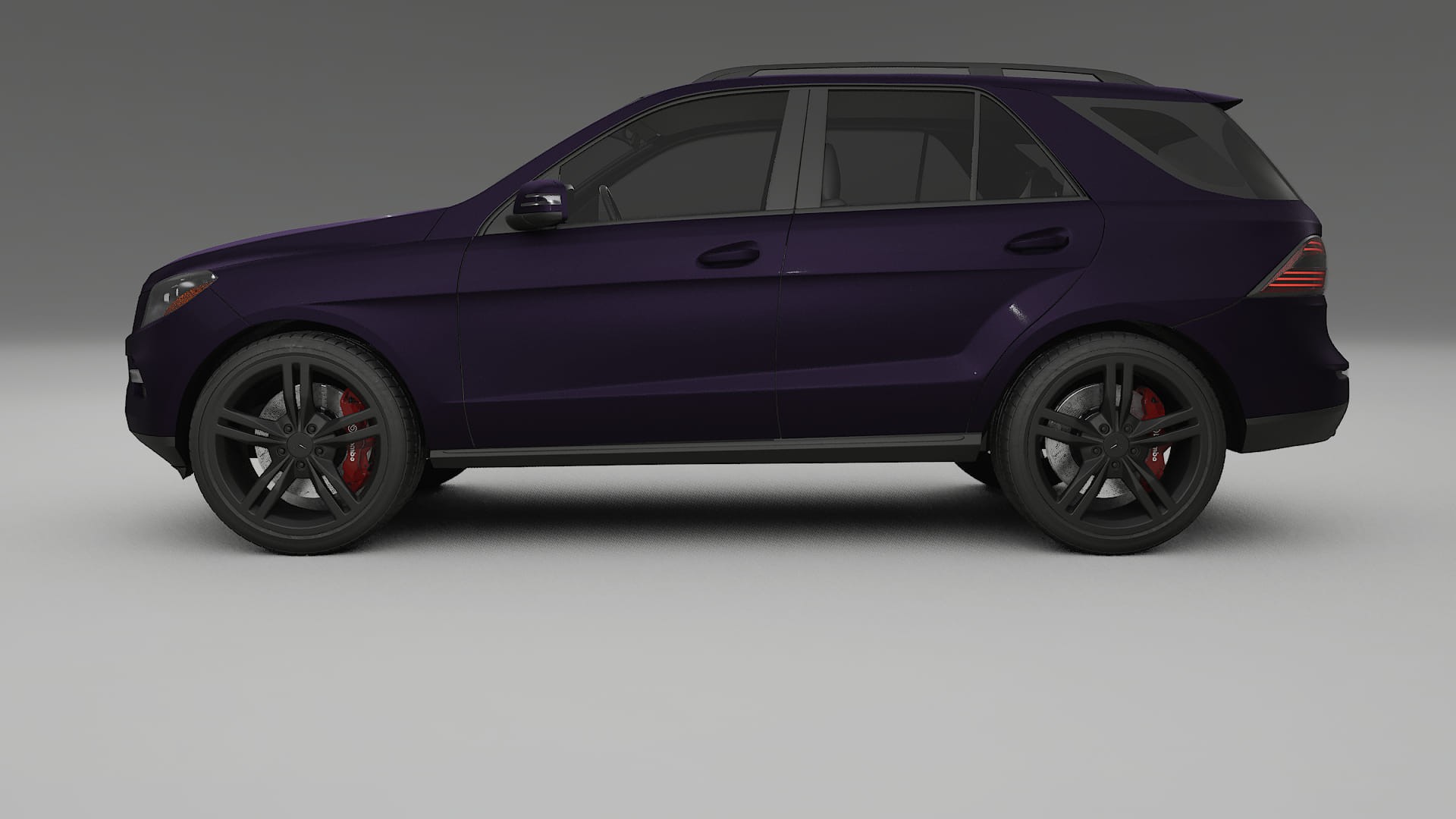 Mercedes M-class W166 TPU Paint Protection Film | VIOLET Color Change PPF Full Pre-Cut Kit