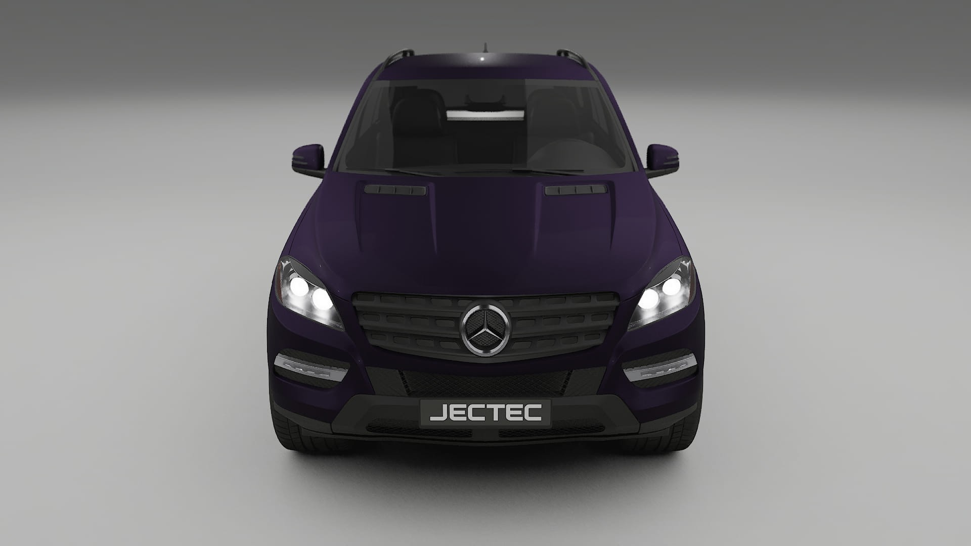Mercedes M-class W166 TPU Paint Protection Film | VIOLET Color Change PPF Full Pre-Cut Kit
