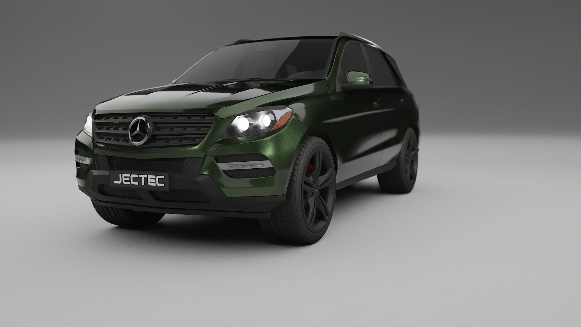 Mercedes M-class W166 TPU Paint Protection Film | LAGOON Color Change PPF Full Pre-Cut Kit