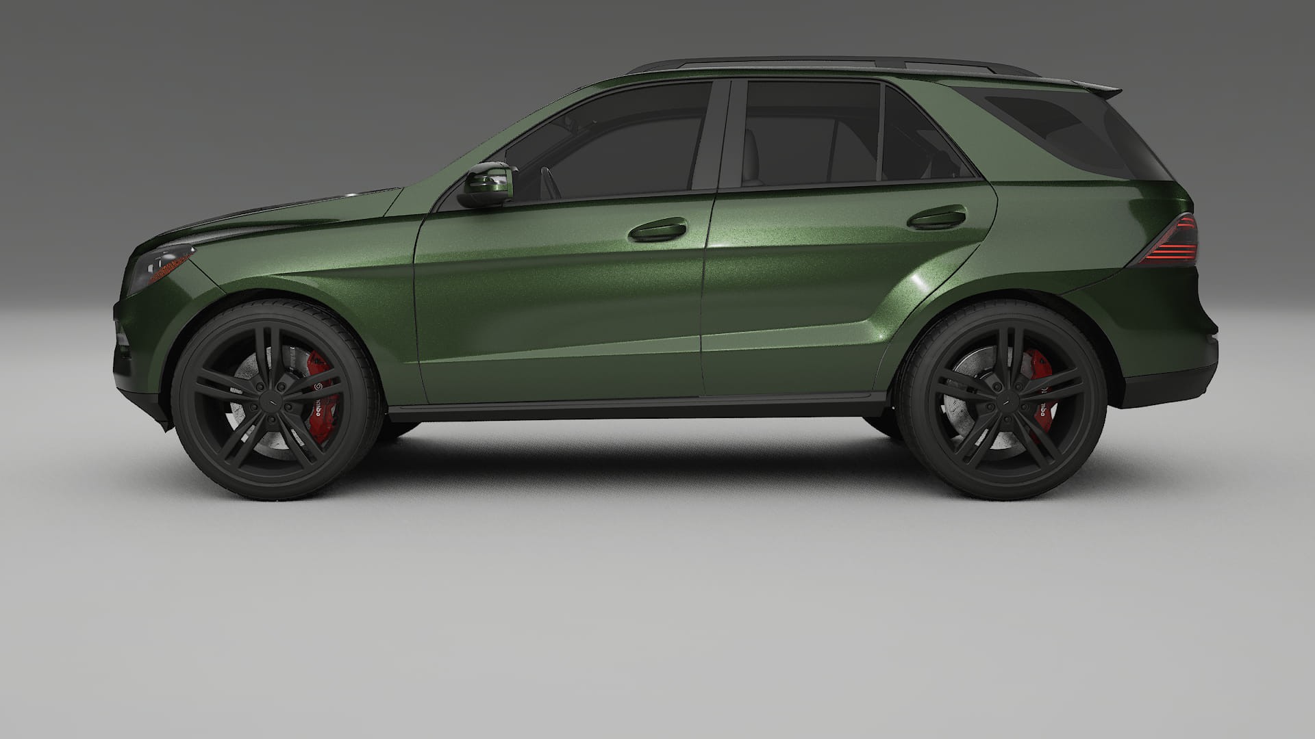 Mercedes M-class W166 TPU Paint Protection Film | LAGOON Color Change PPF Full Pre-Cut Kit