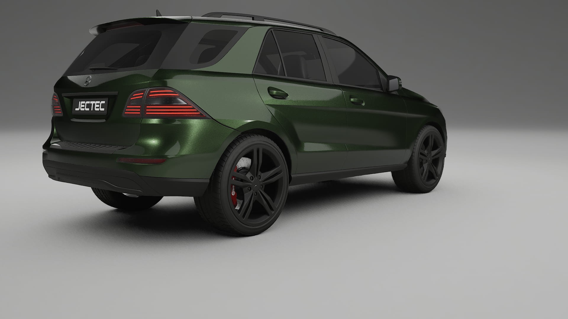 Mercedes M-class W166 TPU Paint Protection Film | LAGOON Color Change PPF Full Pre-Cut Kit