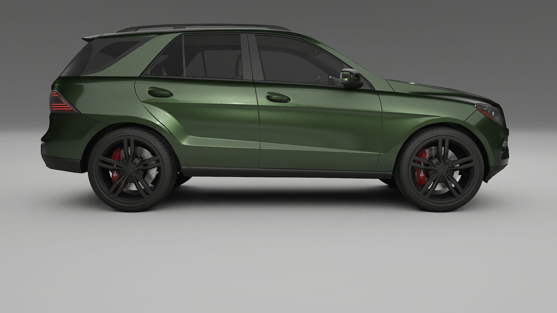 Mercedes M-class W166 TPU Paint Protection Film | LAGOON Color Change PPF Full Pre-Cut Kit