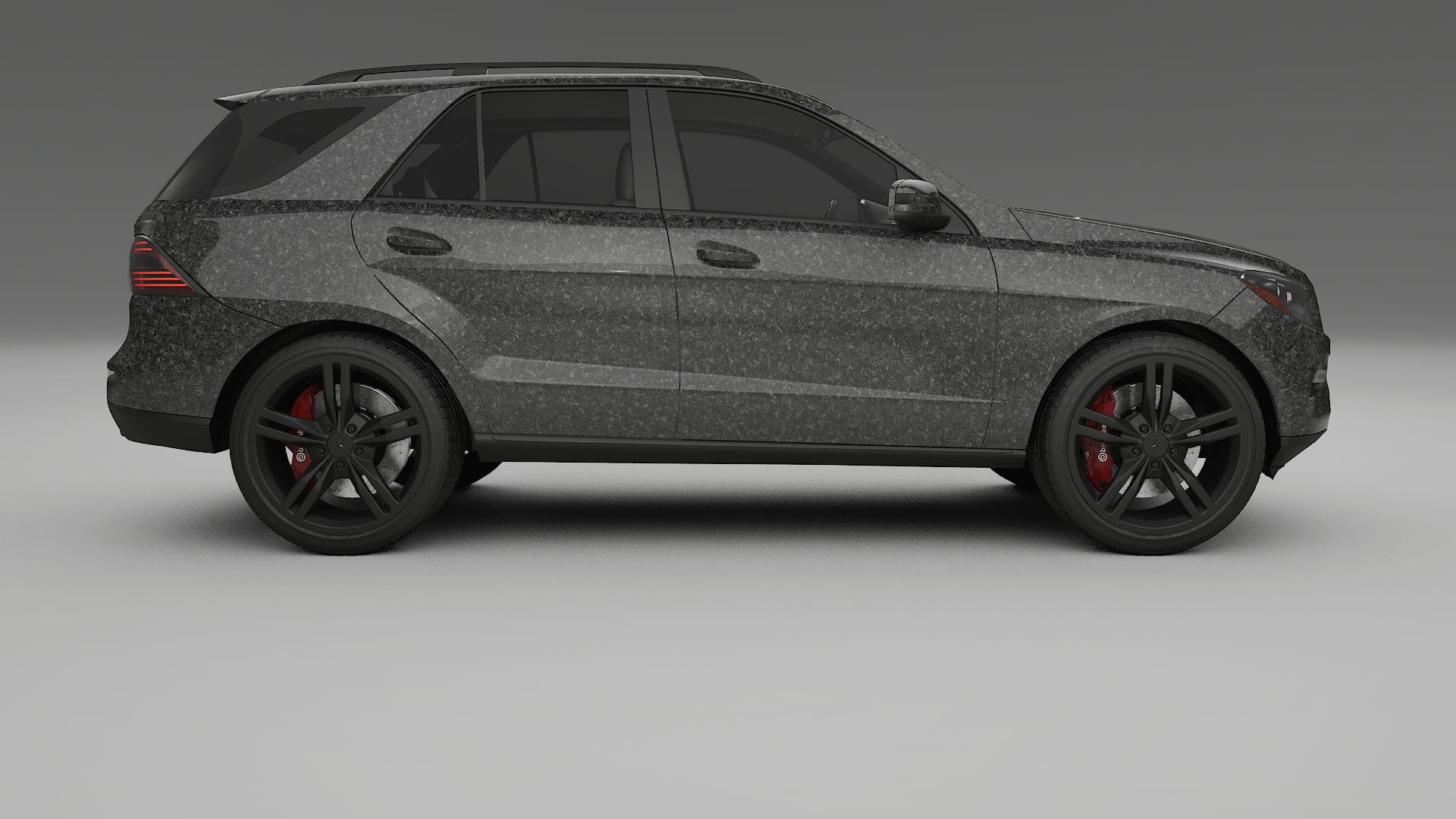 Mercedes M-class W166 TPU Paint Protection Film | FORGED S Color Change PPF Full Pre-Cut Kit