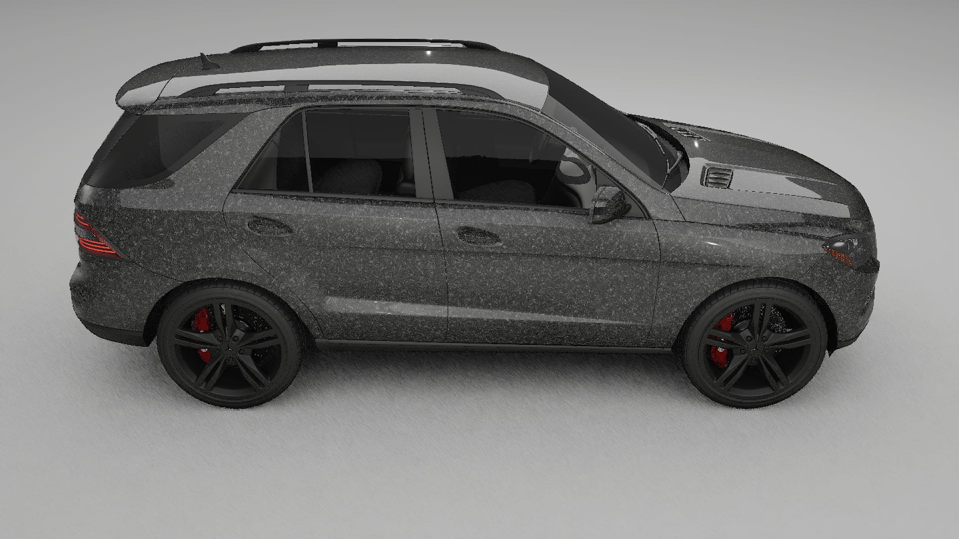 Mercedes M-class W166 TPU Paint Protection Film | FORGED S Color Change PPF Full Pre-Cut Kit